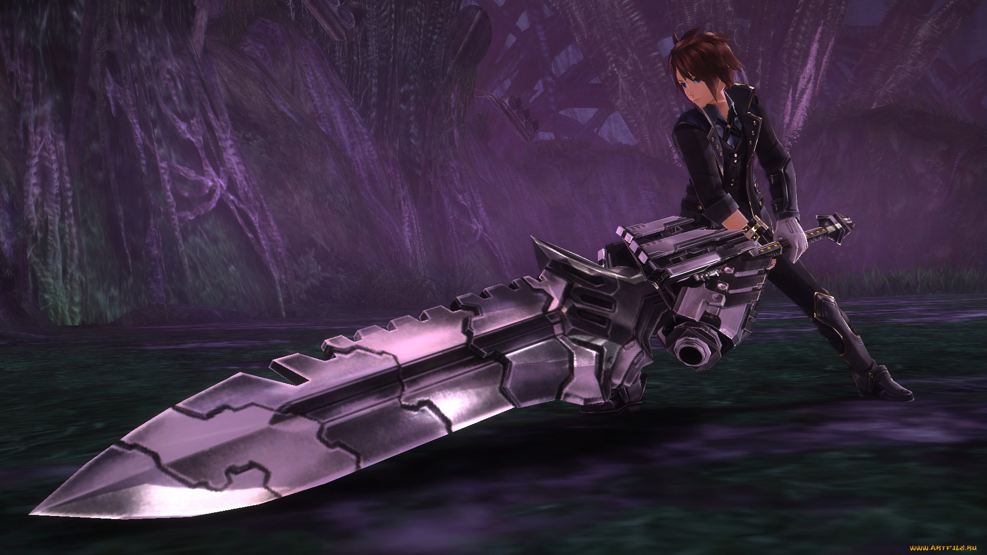 аниме, god, eater, парень, меч