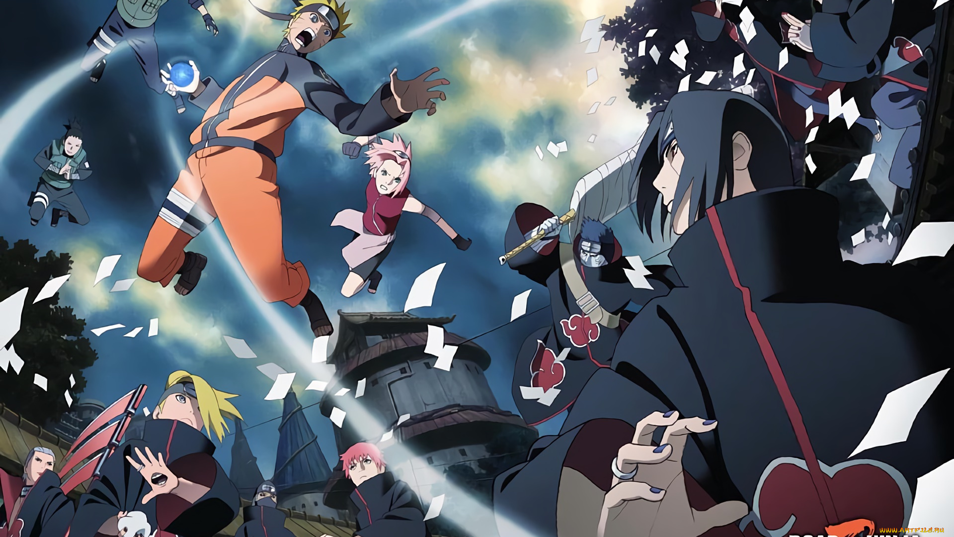 аниме, naruto, персонажи