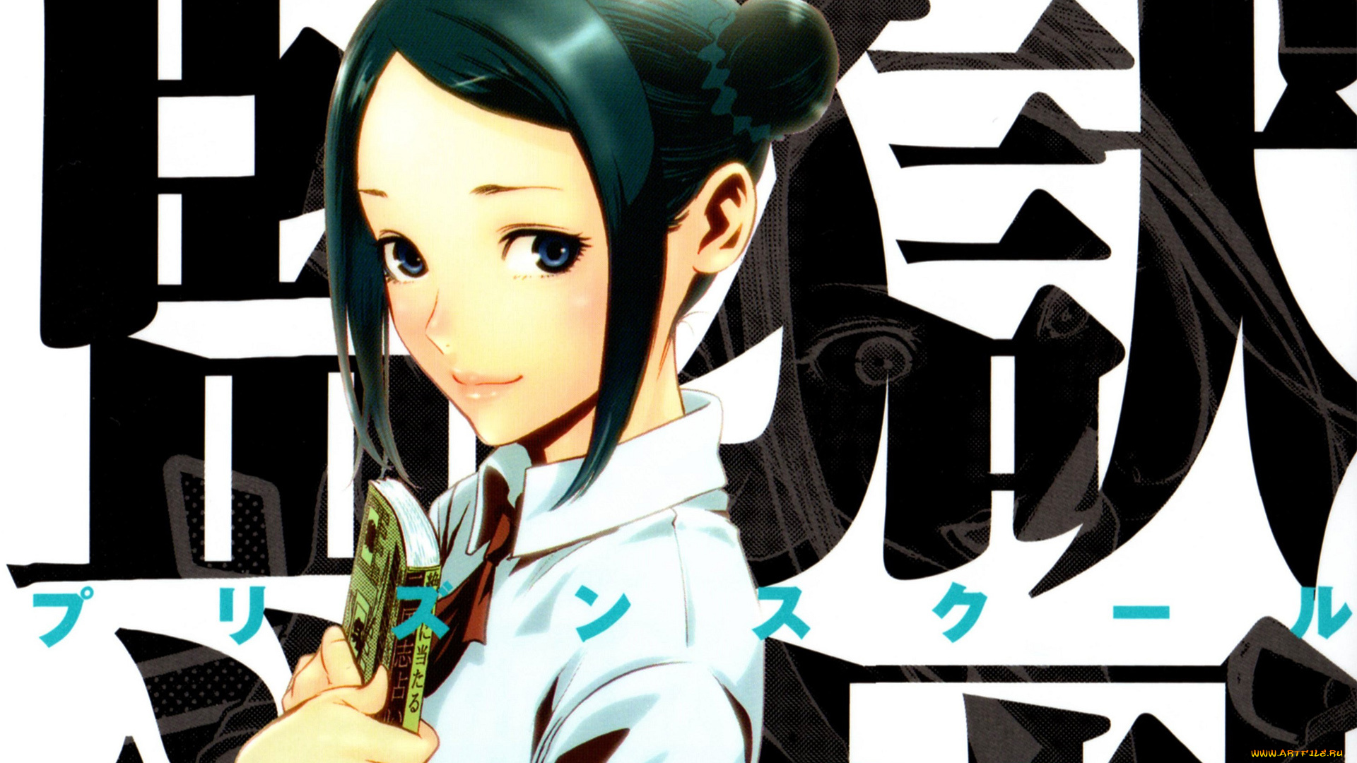 аниме, prison, school, prison, school