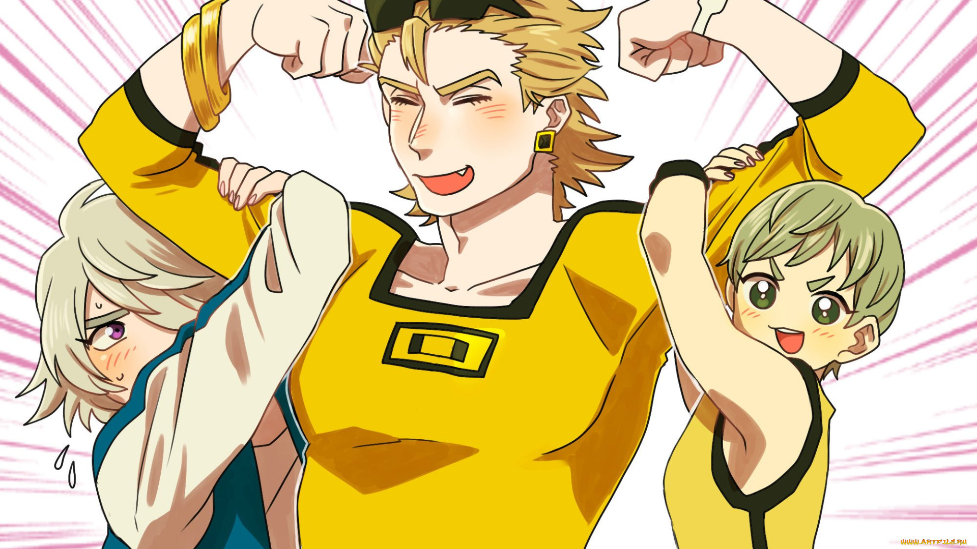 аниме, tiger, and, bunny, девушки, парень