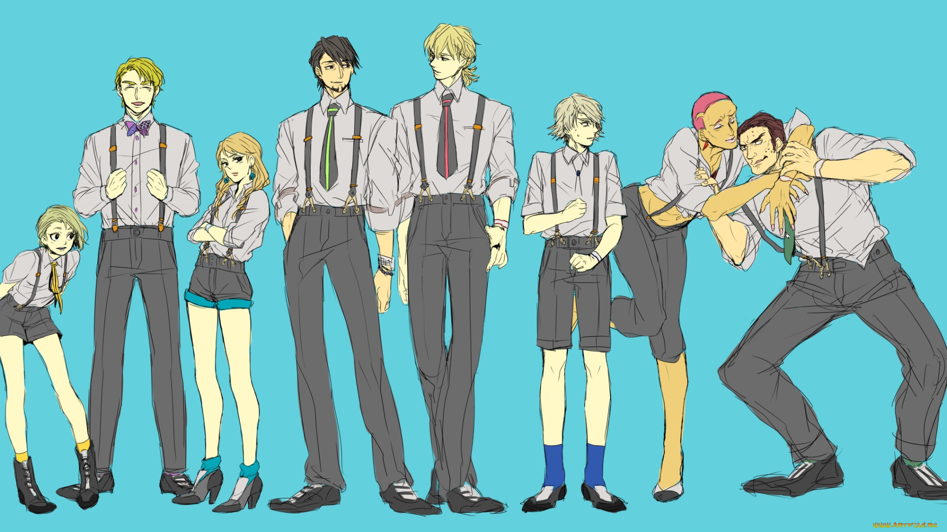 аниме, tiger, and, bunny, герои