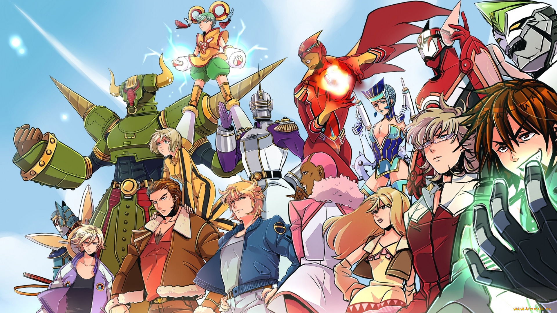 аниме, tiger, and, bunny, герои