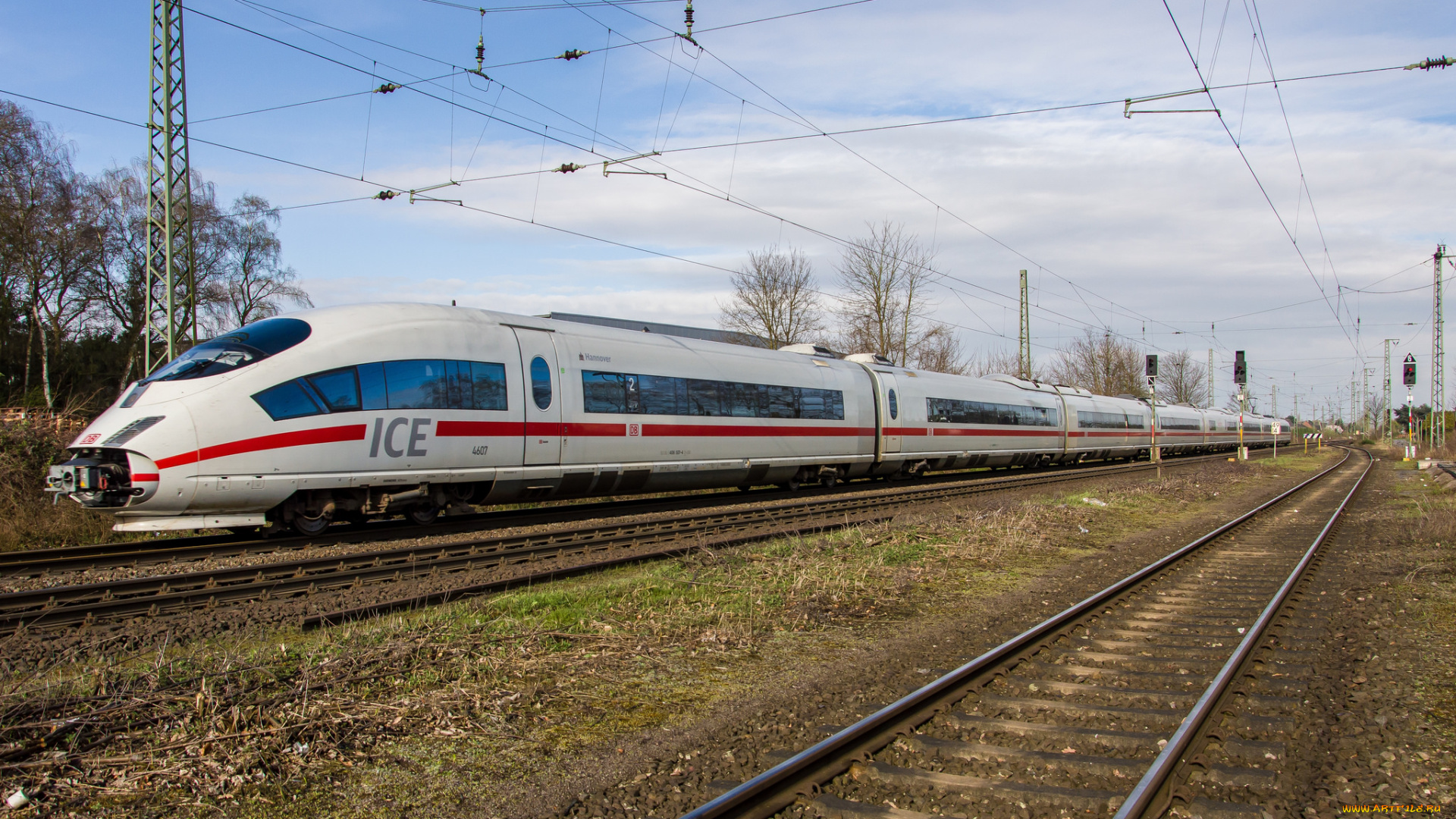 техника, поезда, состав, локомотив, рельсы