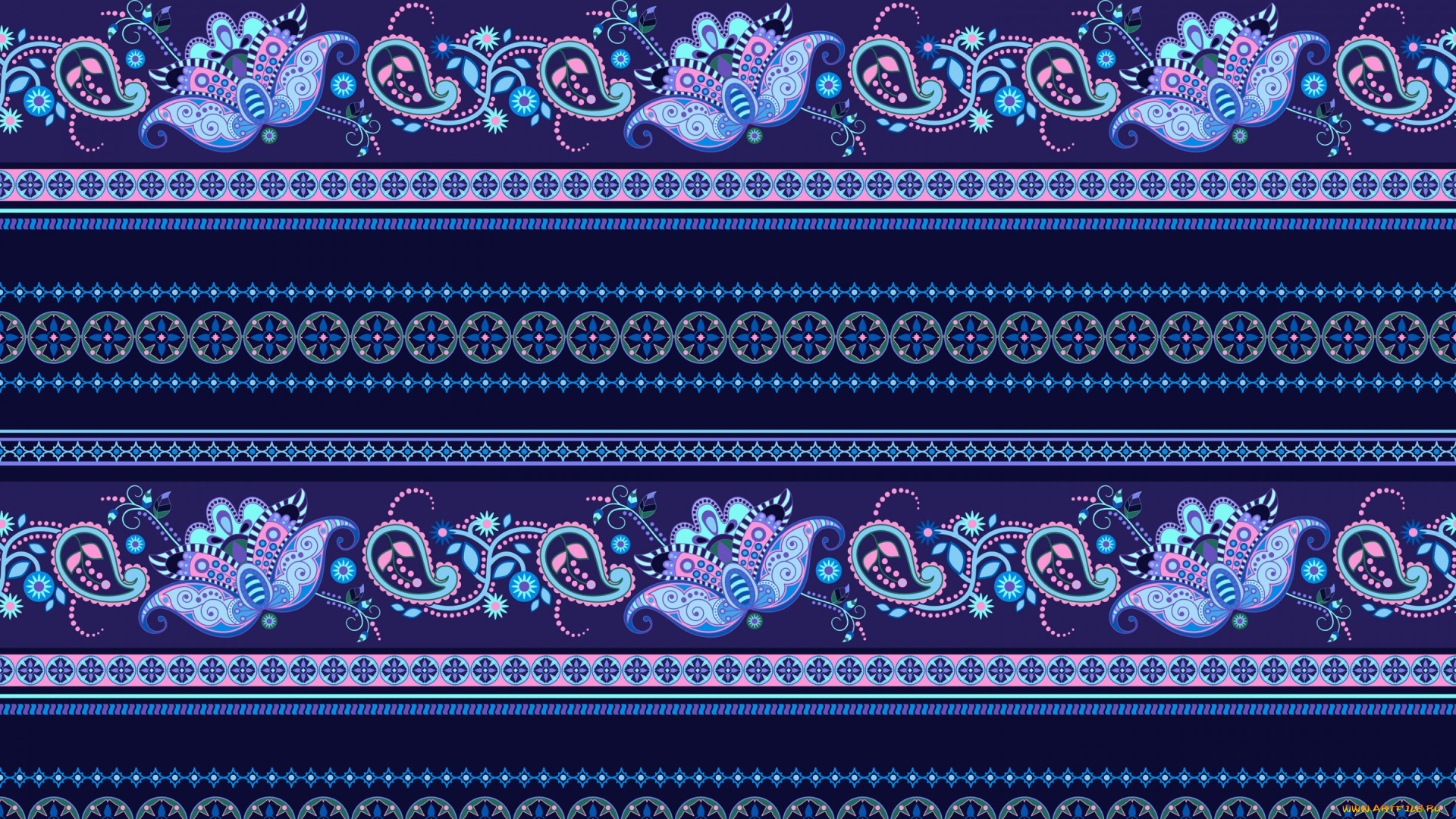 векторная, графика, графика, , graphics, синий, узор, орнамент, полосы