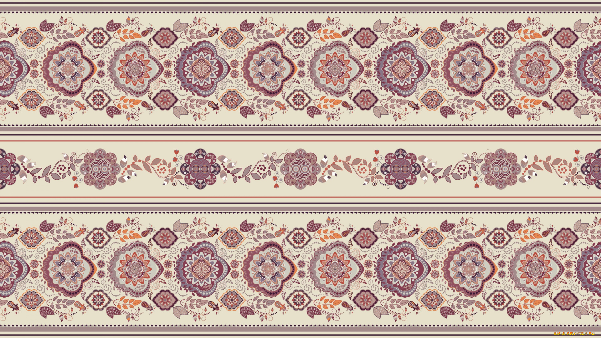 векторная, графика, графика, , graphics, узор, орнамент, цветы