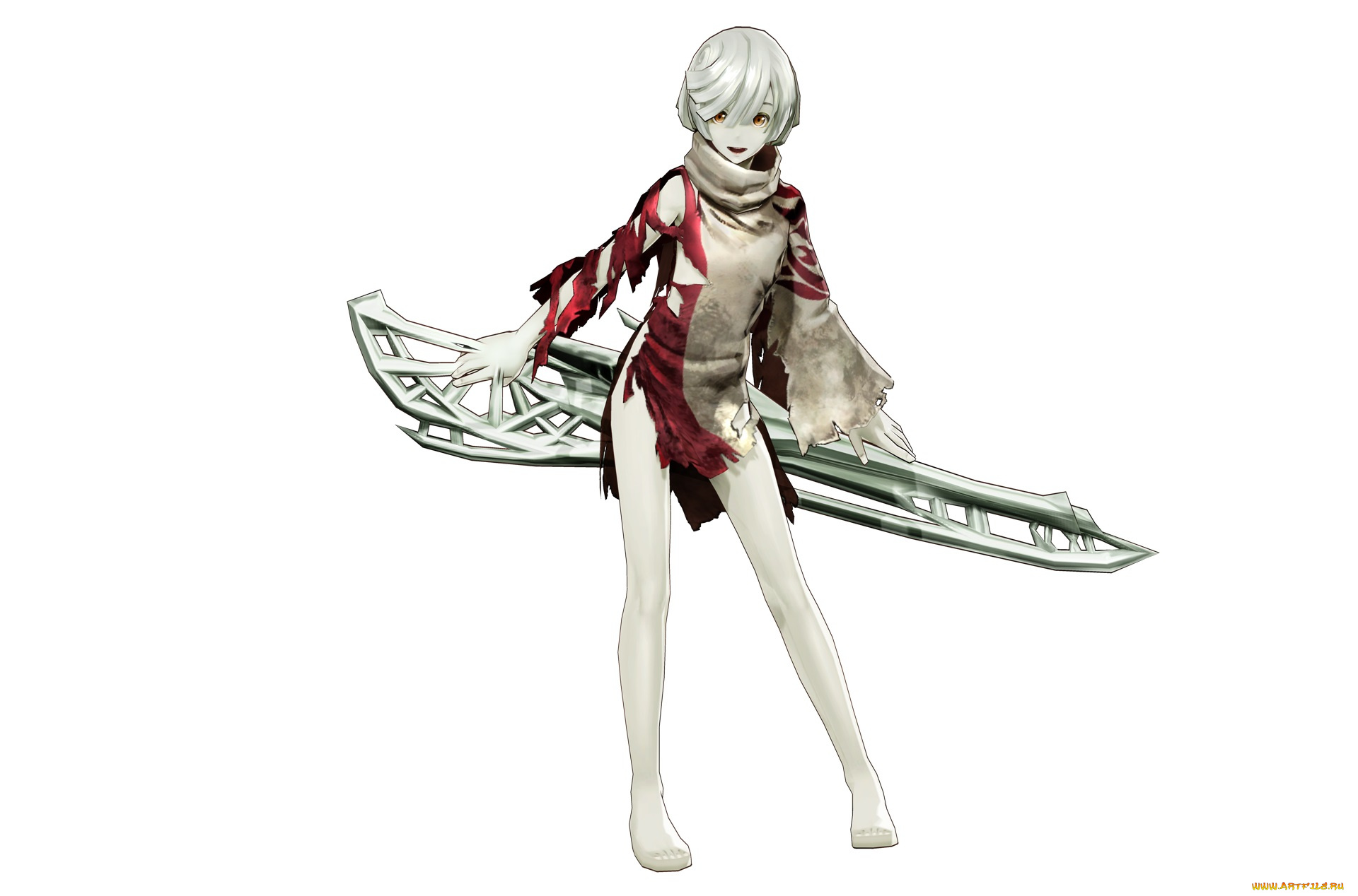 аниме, god, eater, девушка