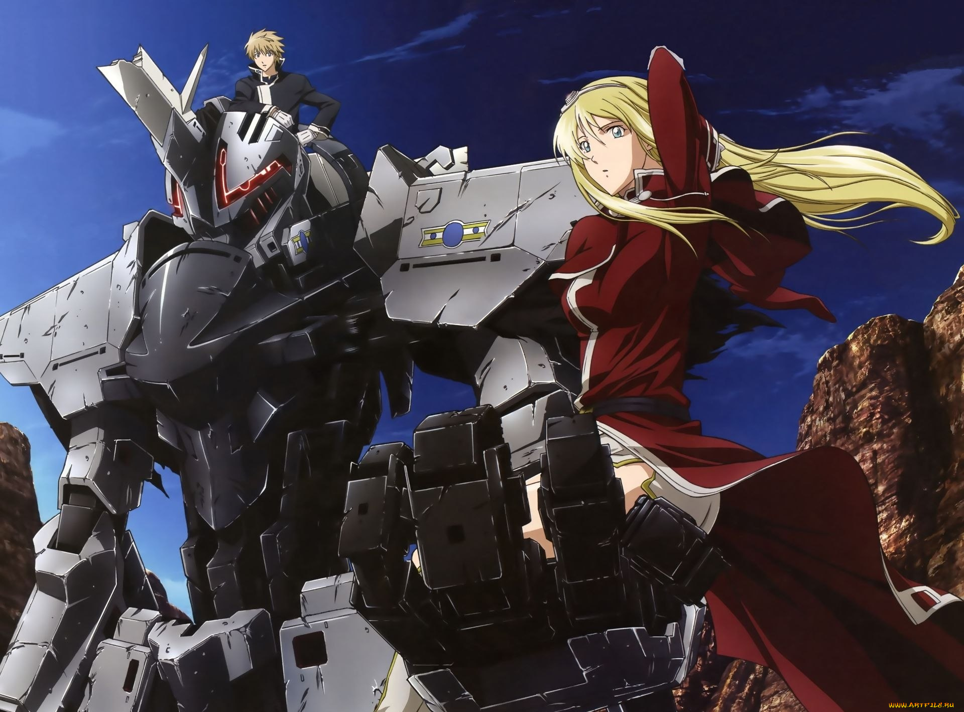 аниме, broken, blade, робот, девушка