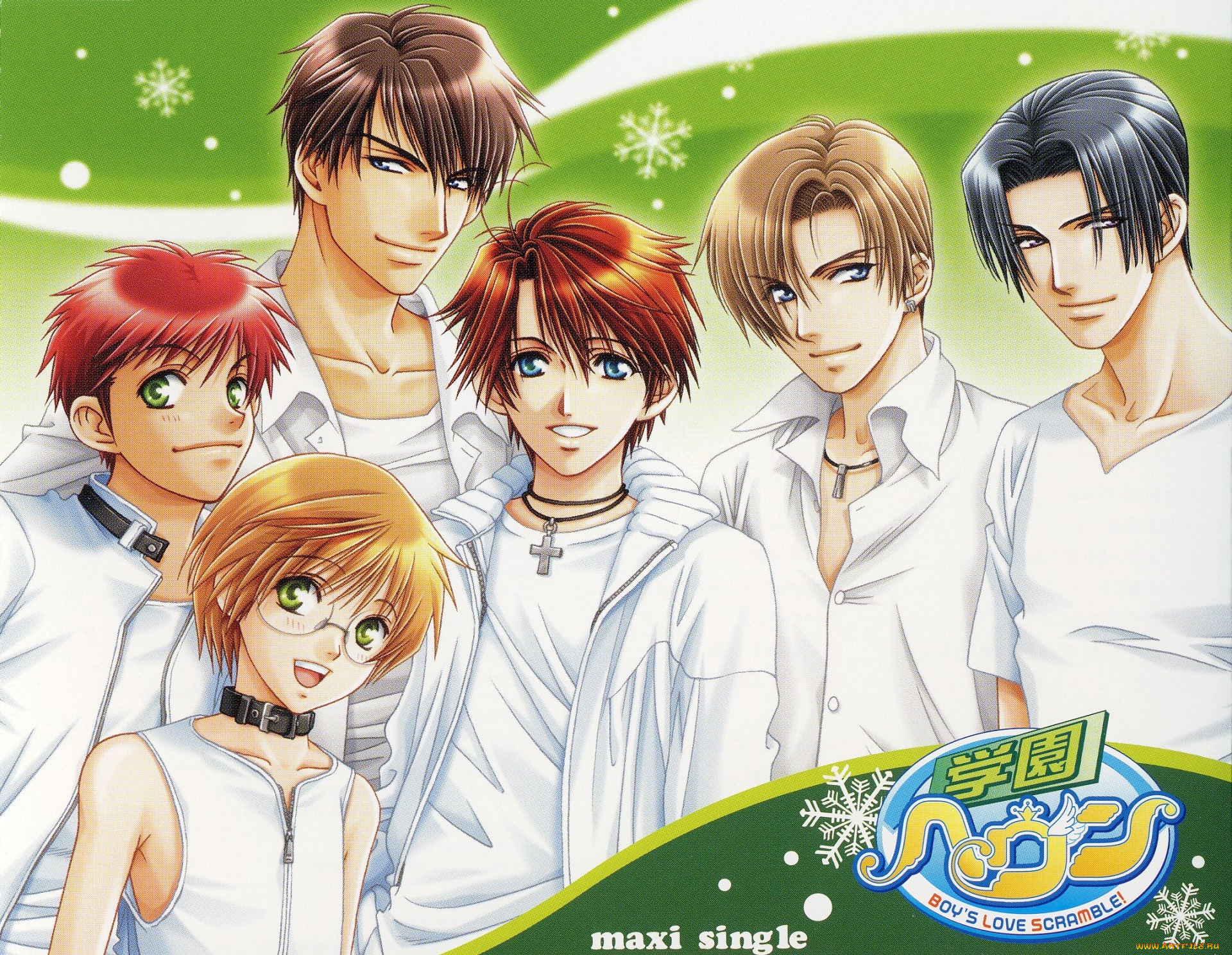 аниме, gakuen, heaven, сёнен-ай, райская, школа, парни