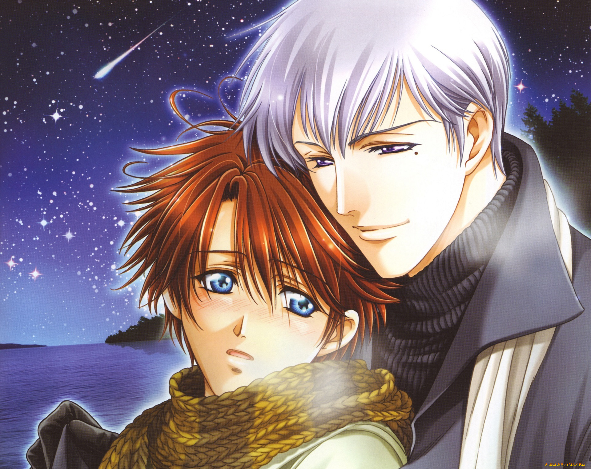 аниме, gakuen, heaven, сёнен-ай, райская, школа, парни