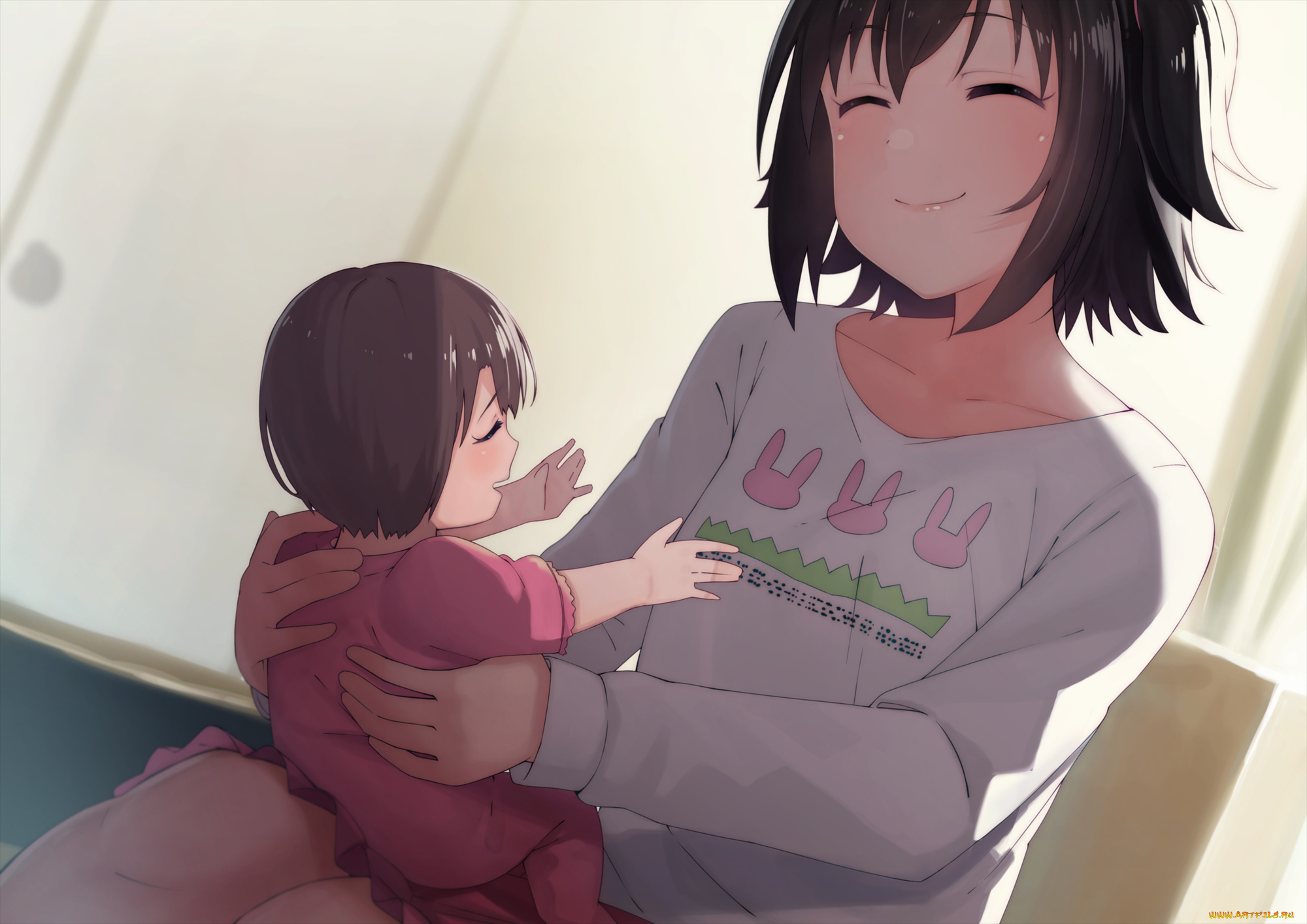 аниме, idolm@ster, дети