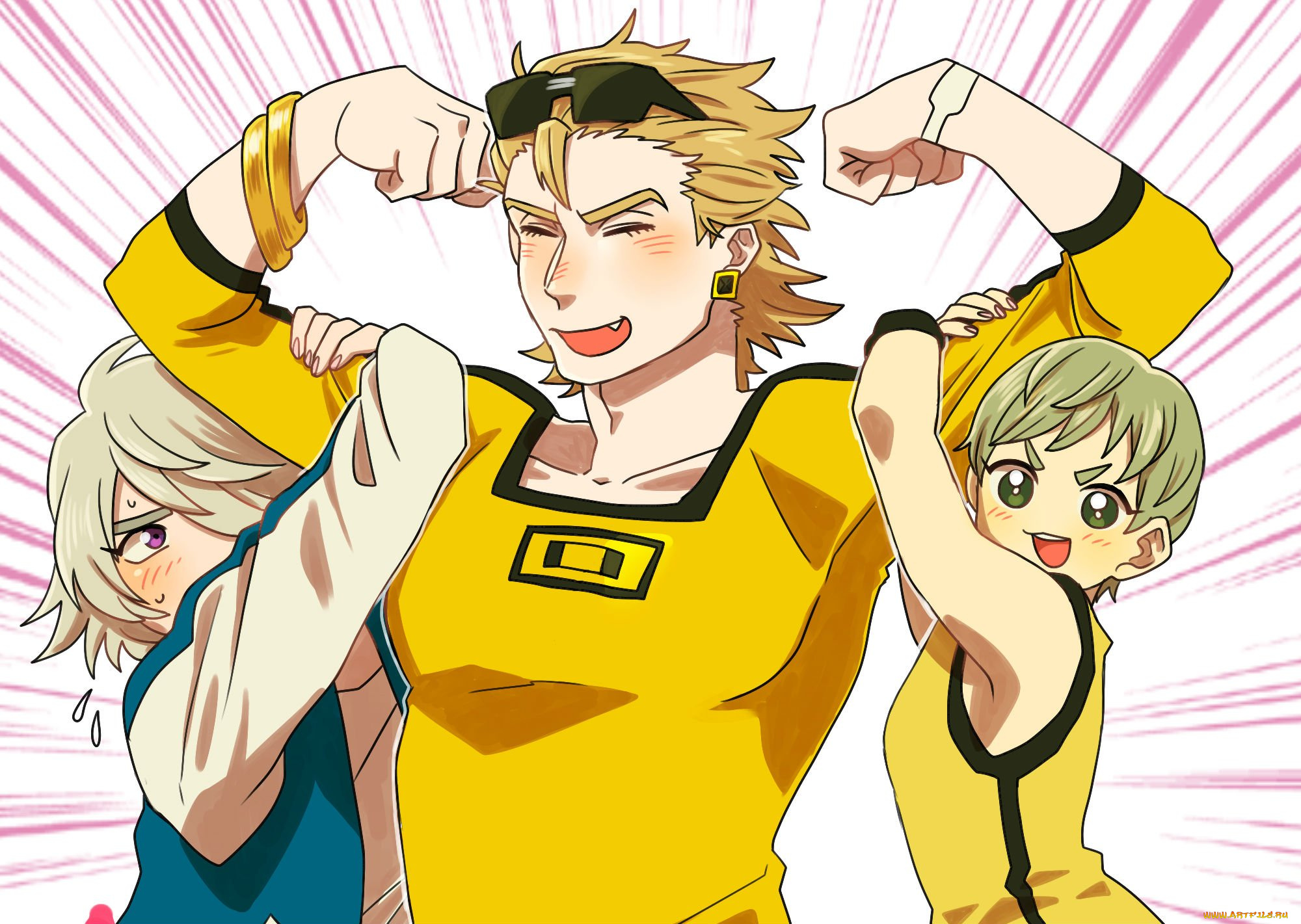 аниме, tiger, and, bunny, девушки, парень