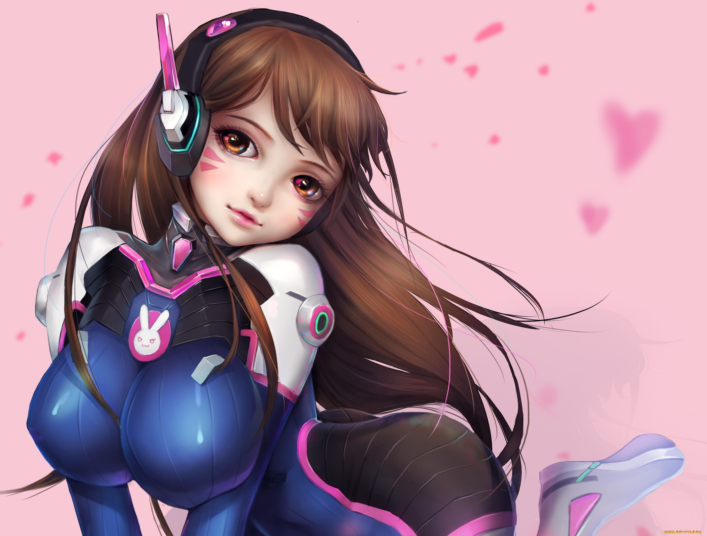 видео, игры, overwatch, девушка