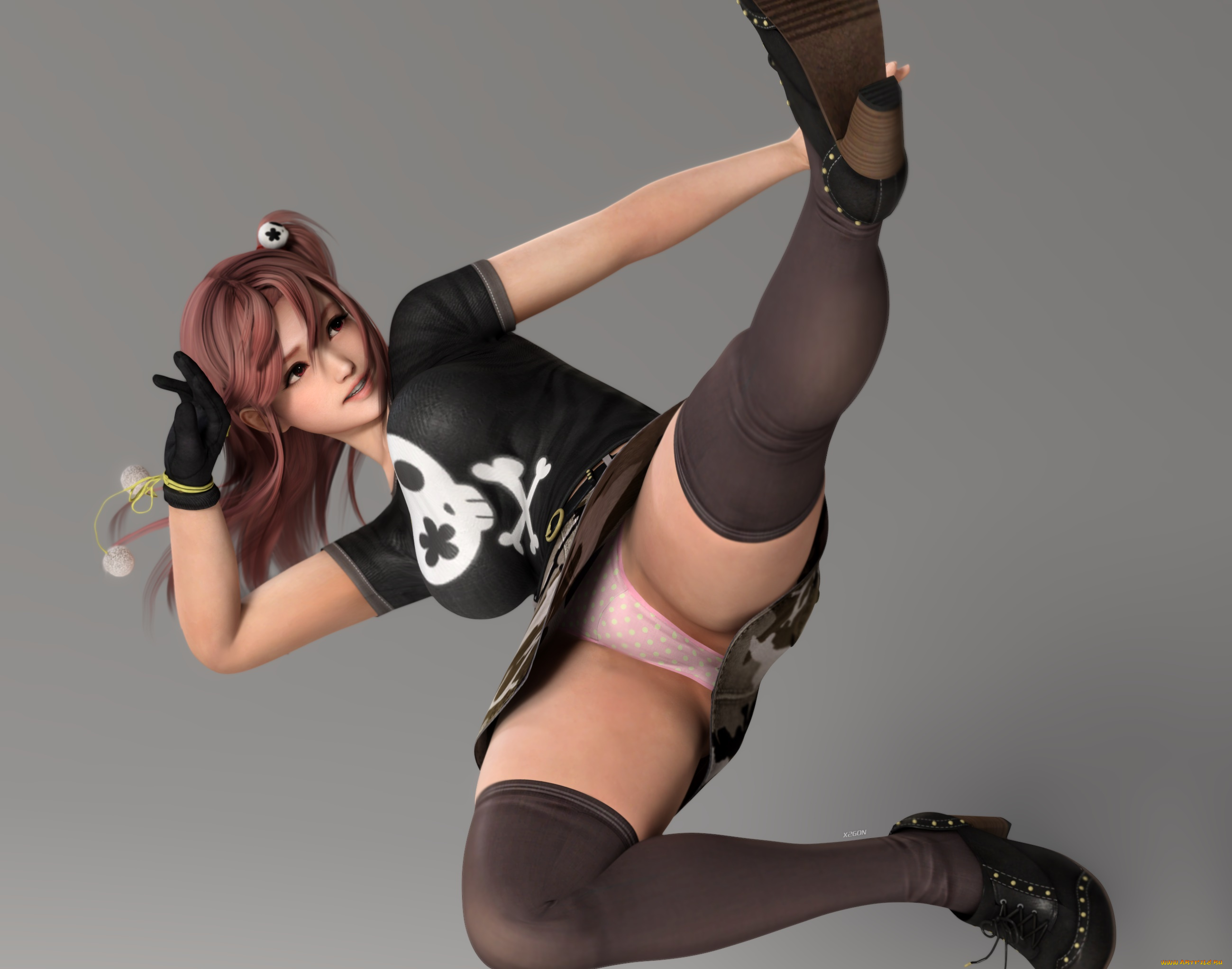 3д, графика, аниме, , anime, девушка, фон, взгляд