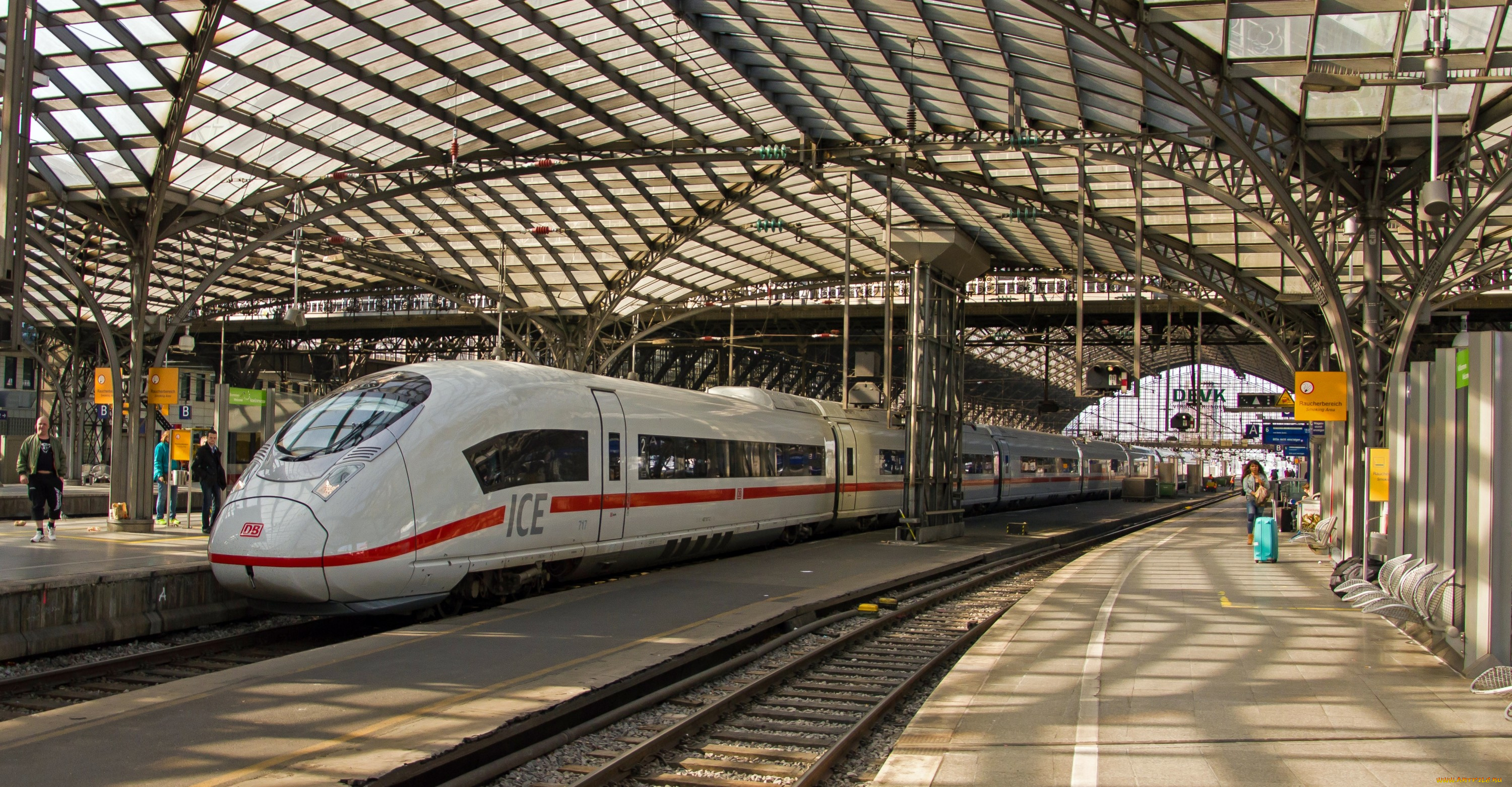 техника, поезда, состав, локомотив, рельсы