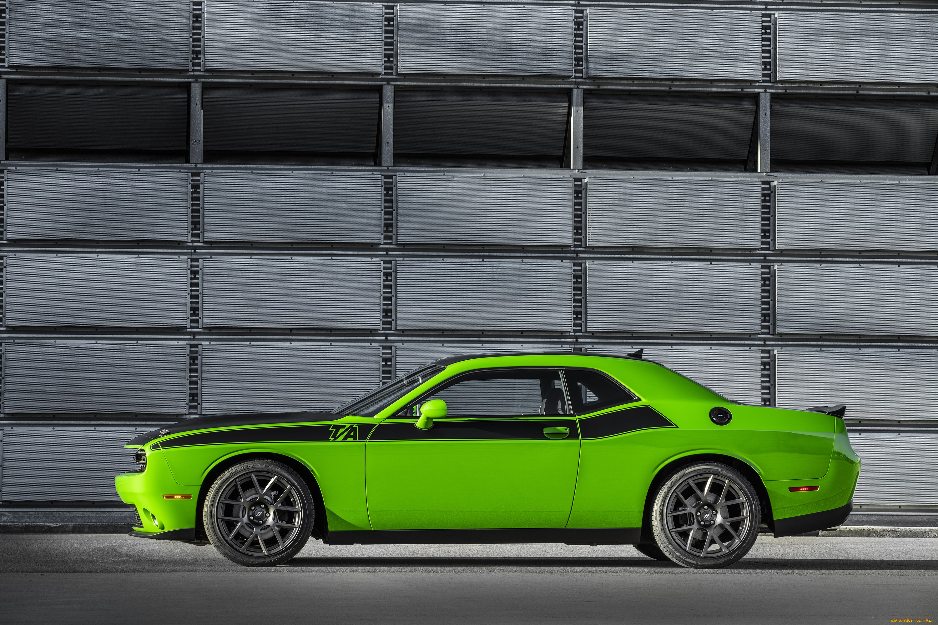 автомобили, dodge, зеленый, challenger, 2017г