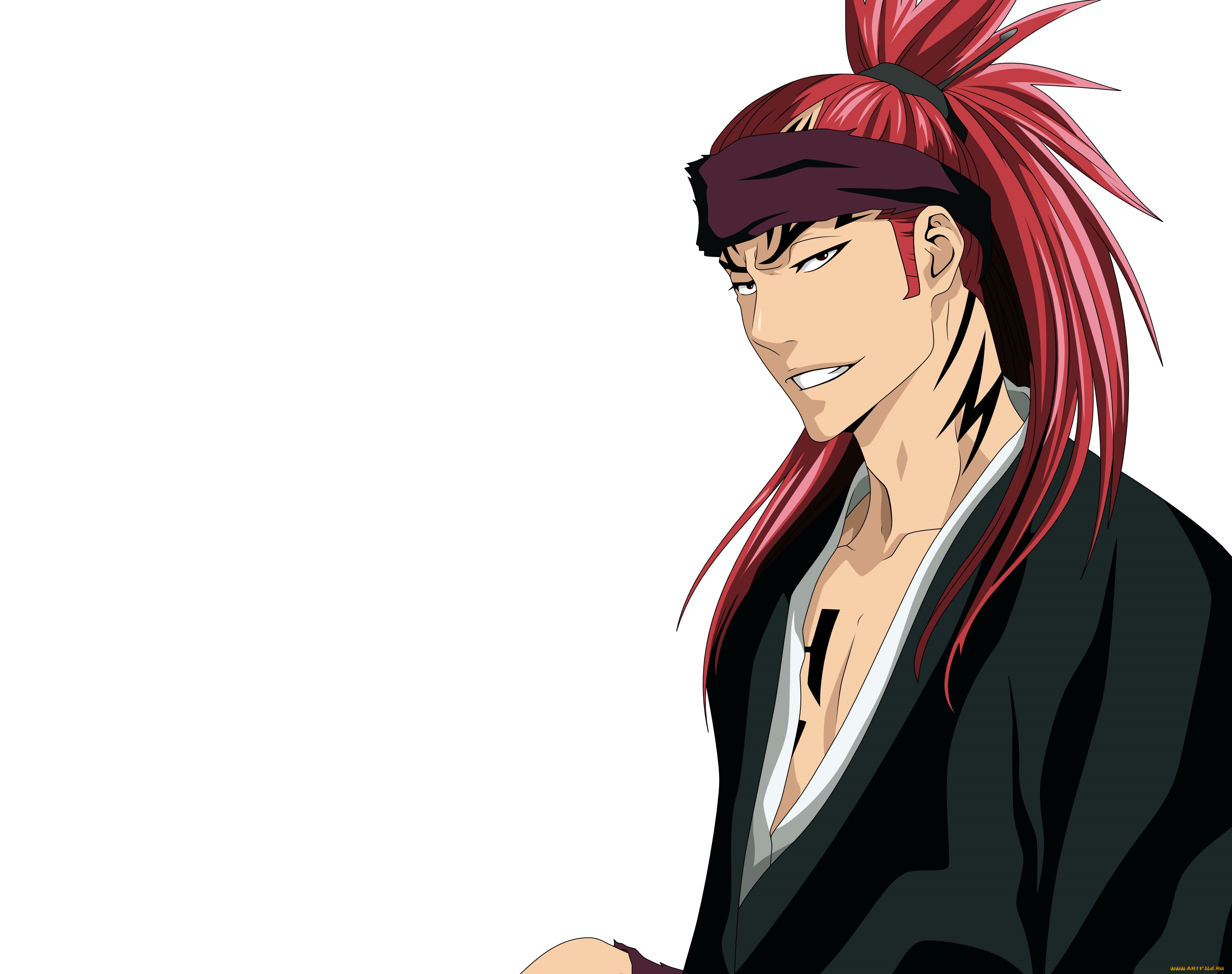 аниме, bleach, ренджи, abarai, renji