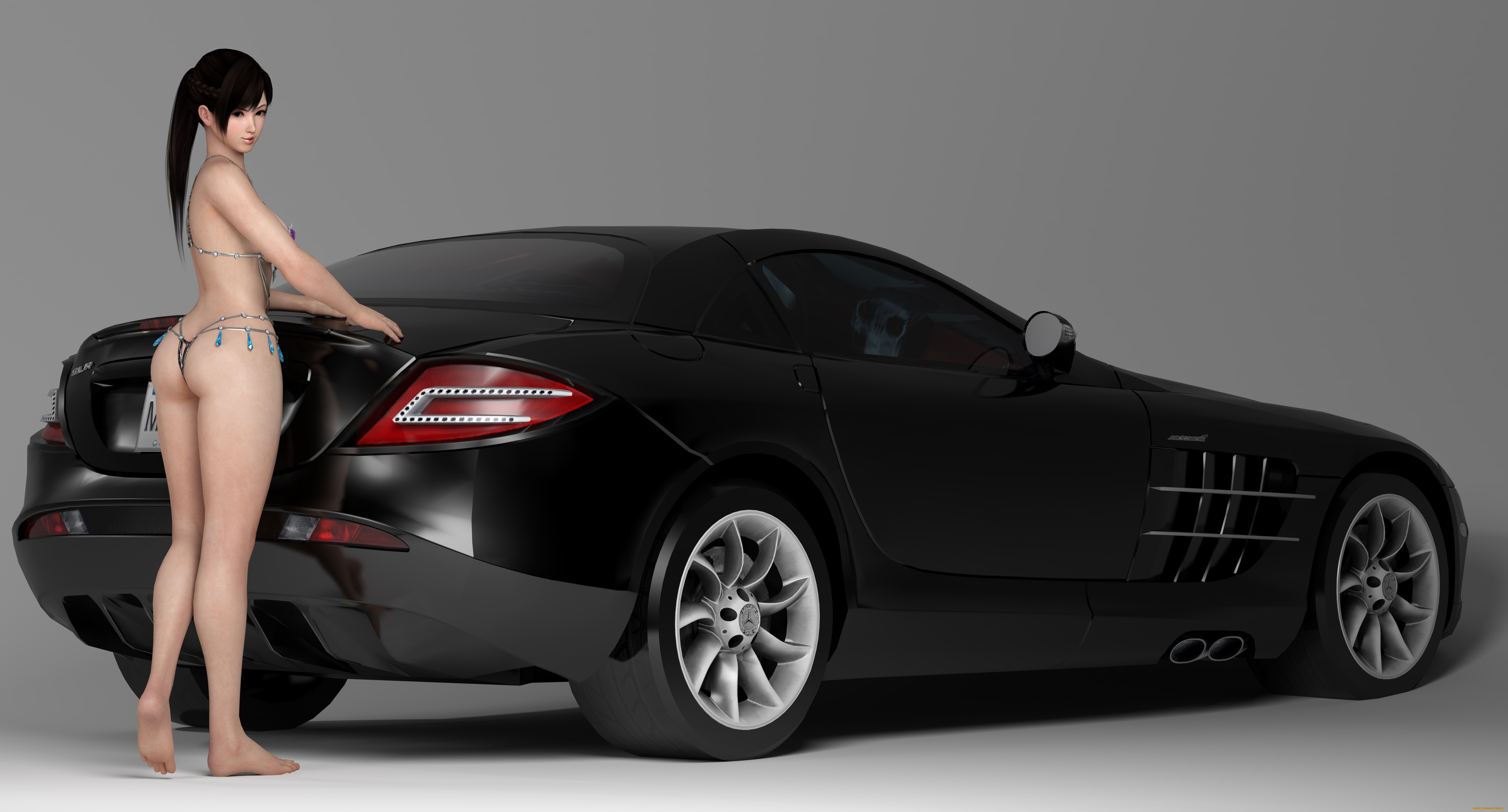 3д, графика, люди, , people, взгляд, автомобиль, девушка, фон