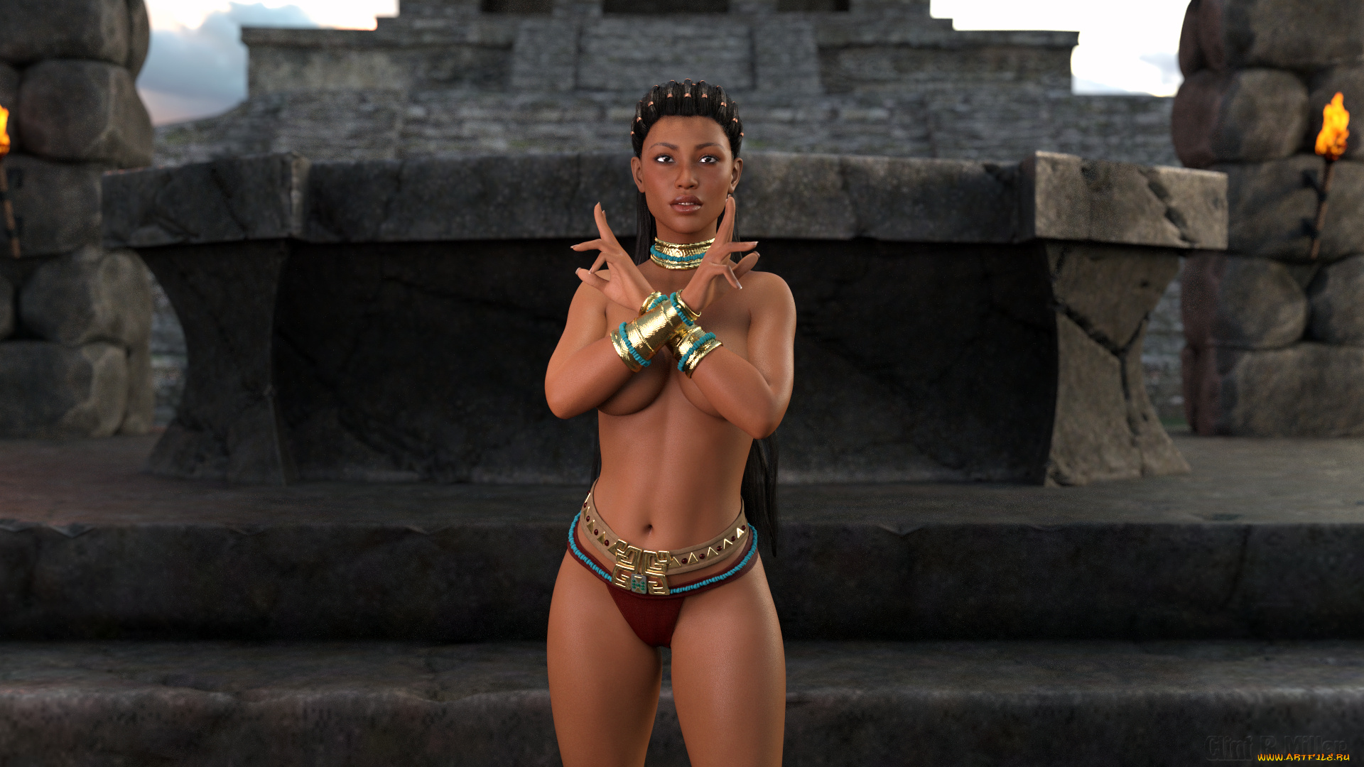 3д, графика, люди, , people, взгляд, девушка, фон