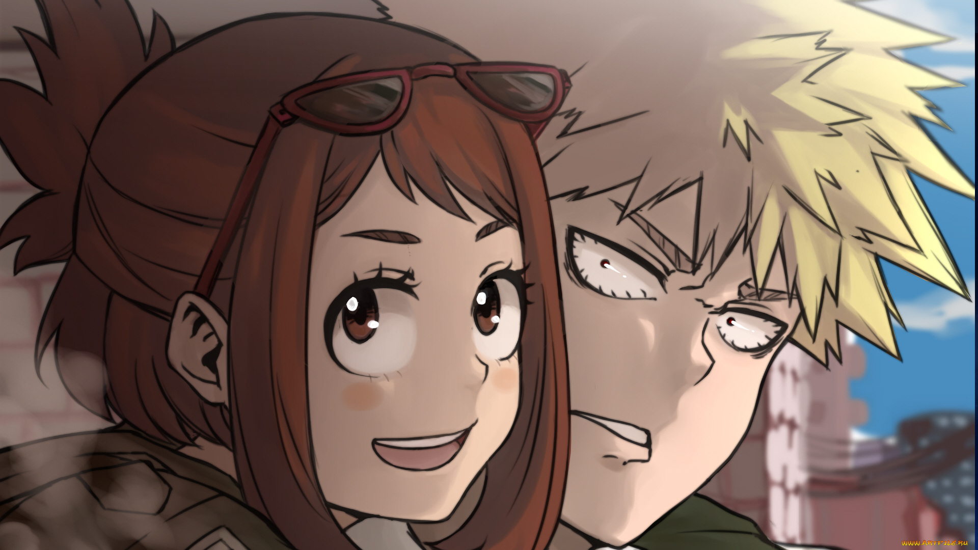 аниме, boku, no, hero, academia, моя, геройская, академия