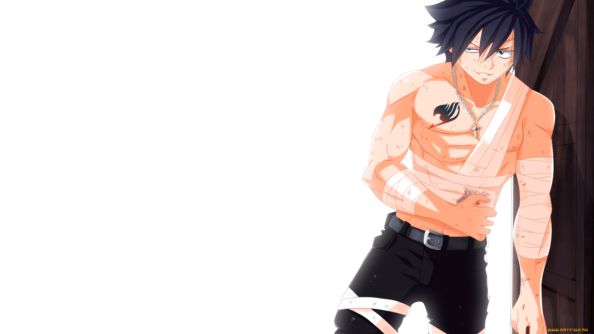 аниме, fairy, tail, грей, хвост, феи