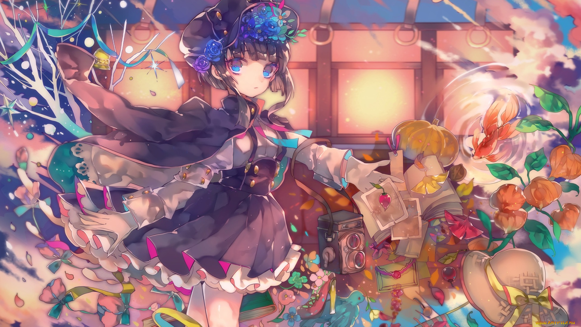 аниме, магия, , колдовство, , halloween, cha, goma