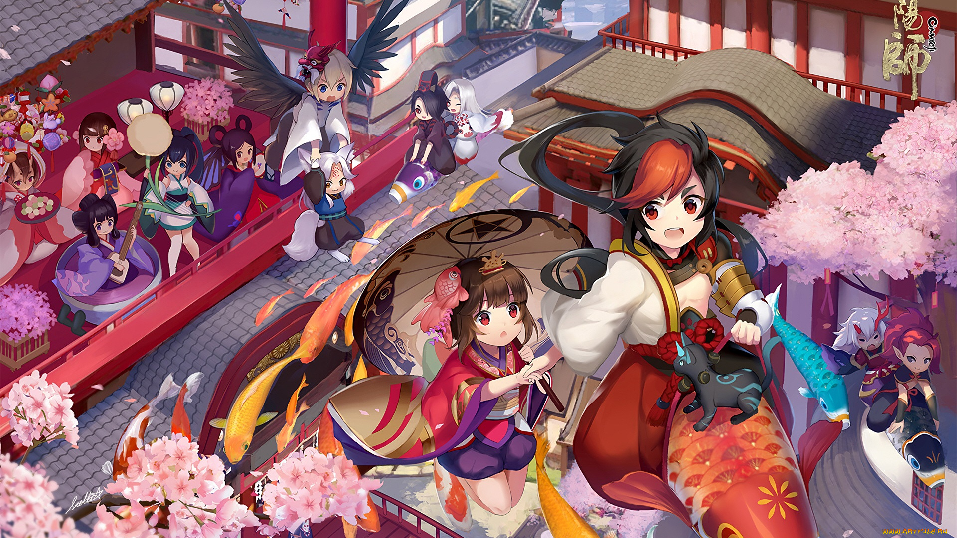 аниме, onmyouji, онмёджи