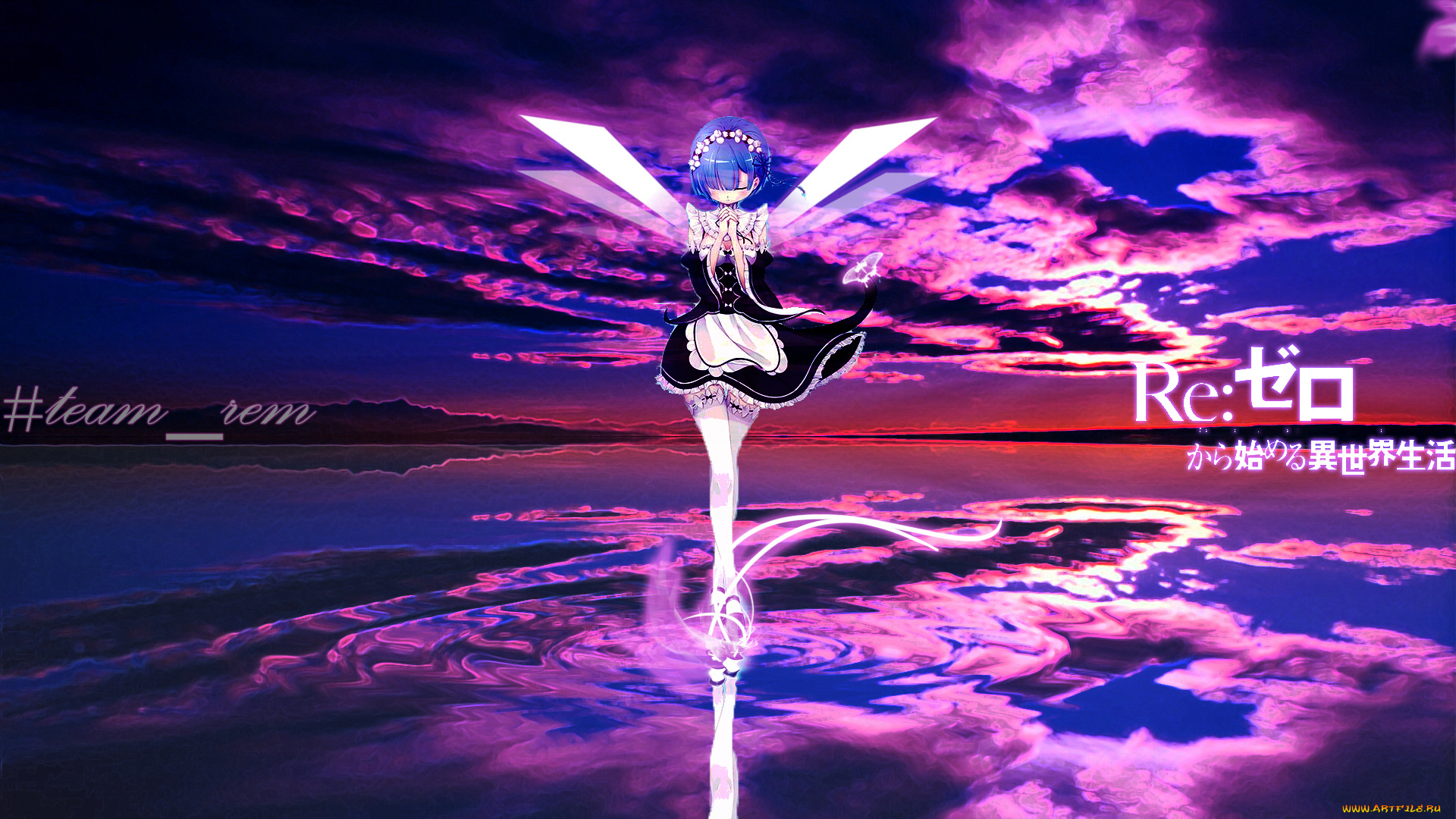 аниме, re, , zero, kara, hajimeru, isekai, seikatsu, девушка