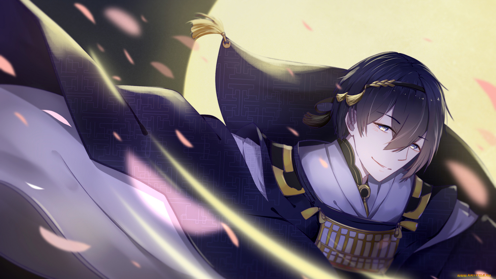 аниме, touken, ranbu, парень