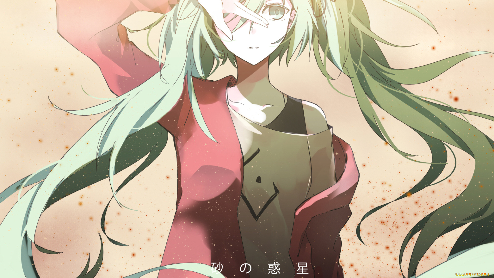 аниме, vocaloid, девушка