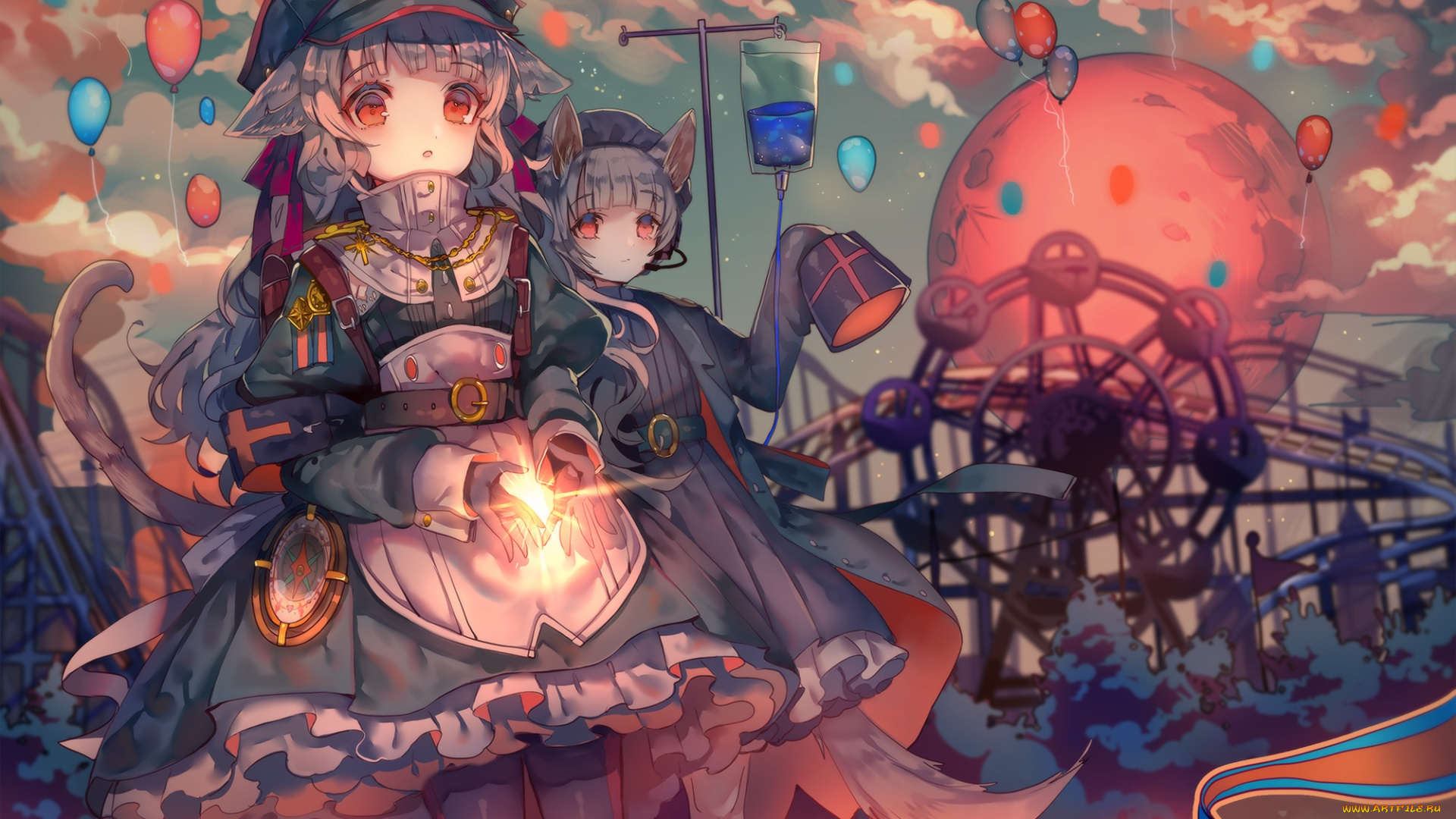 аниме, животные, , существа, cha, goma