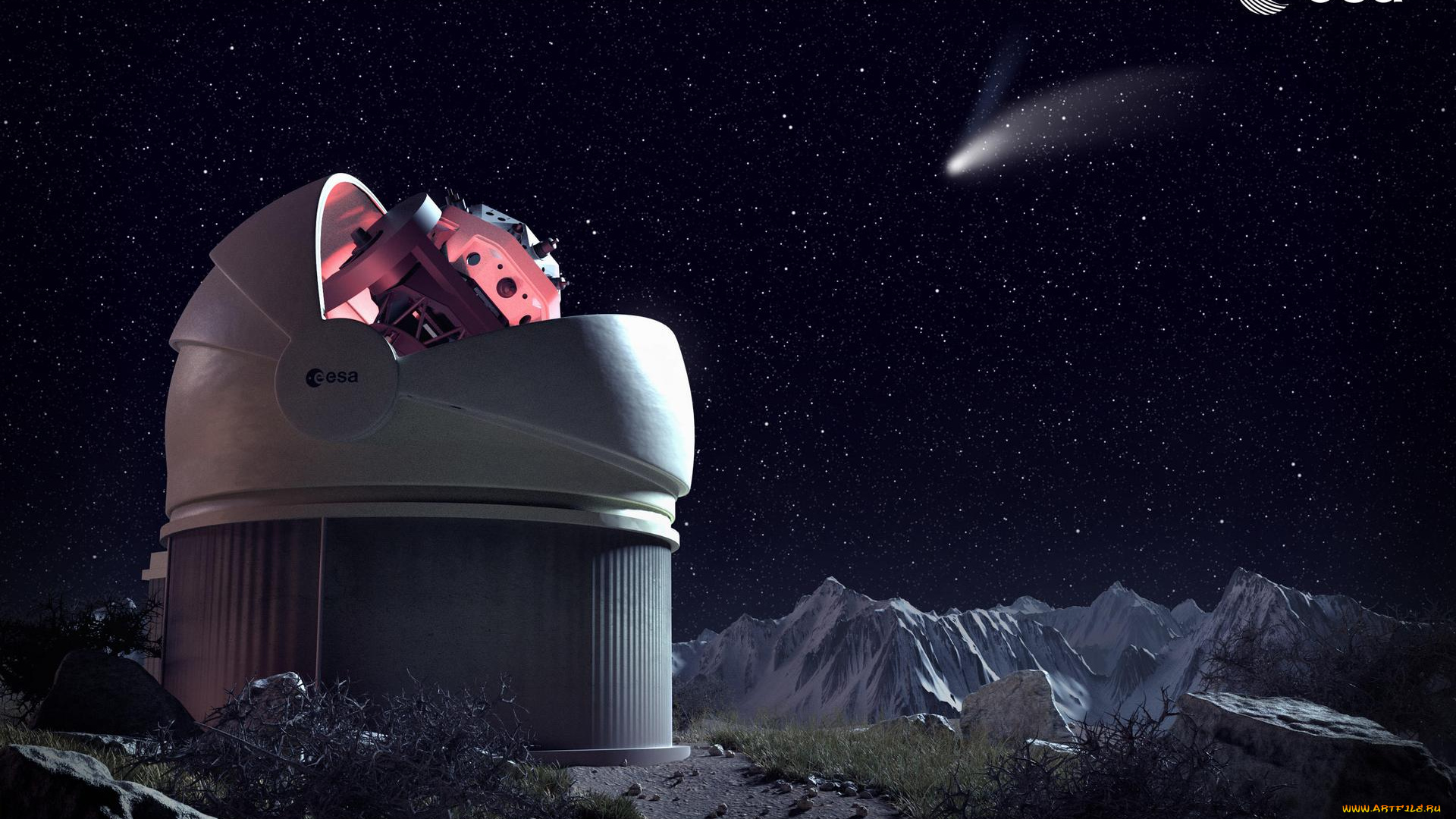 космос, разное, другое, обсерватория, телескоп, наука, техника
