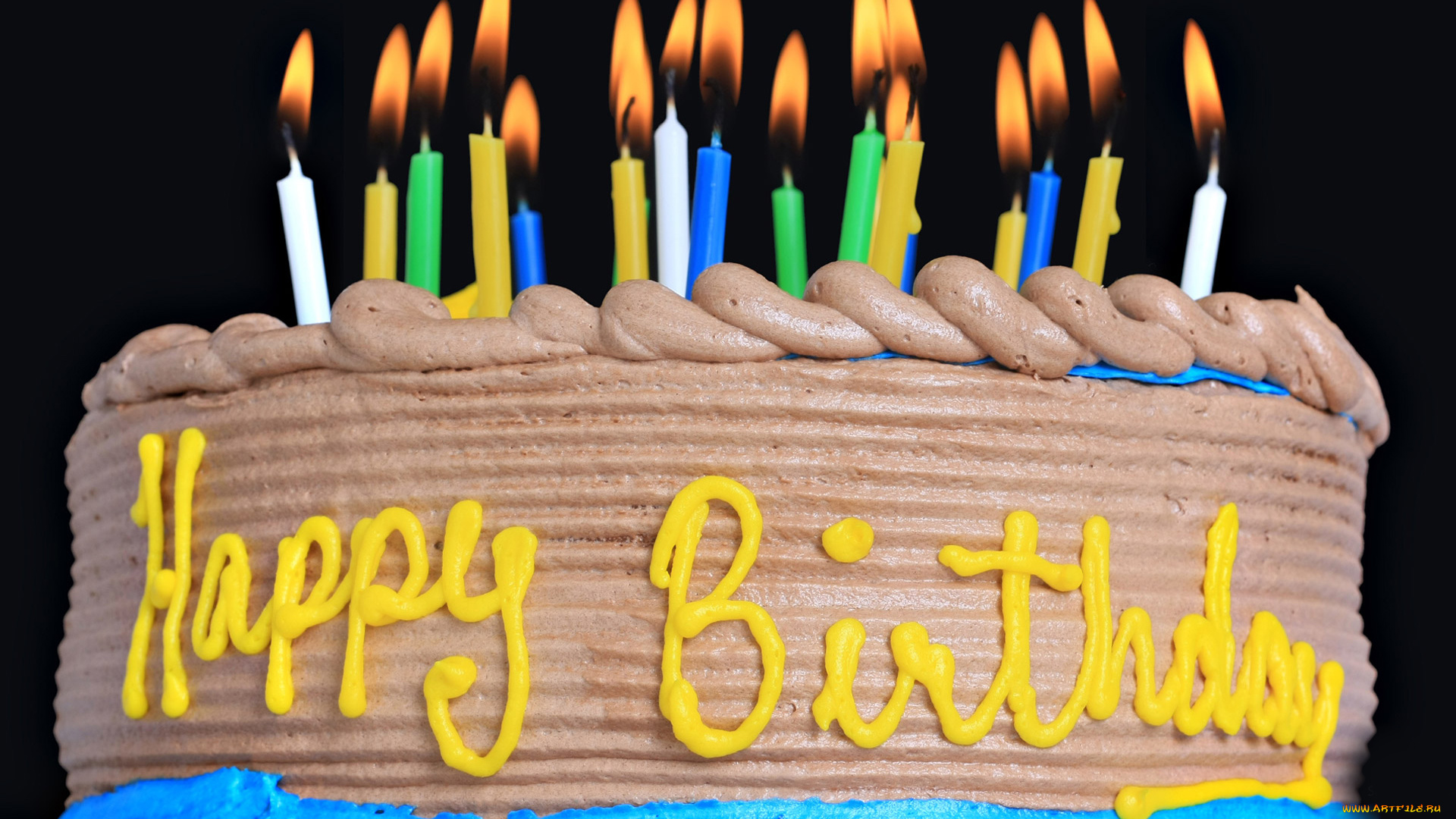 праздничные, день, рождения, торт