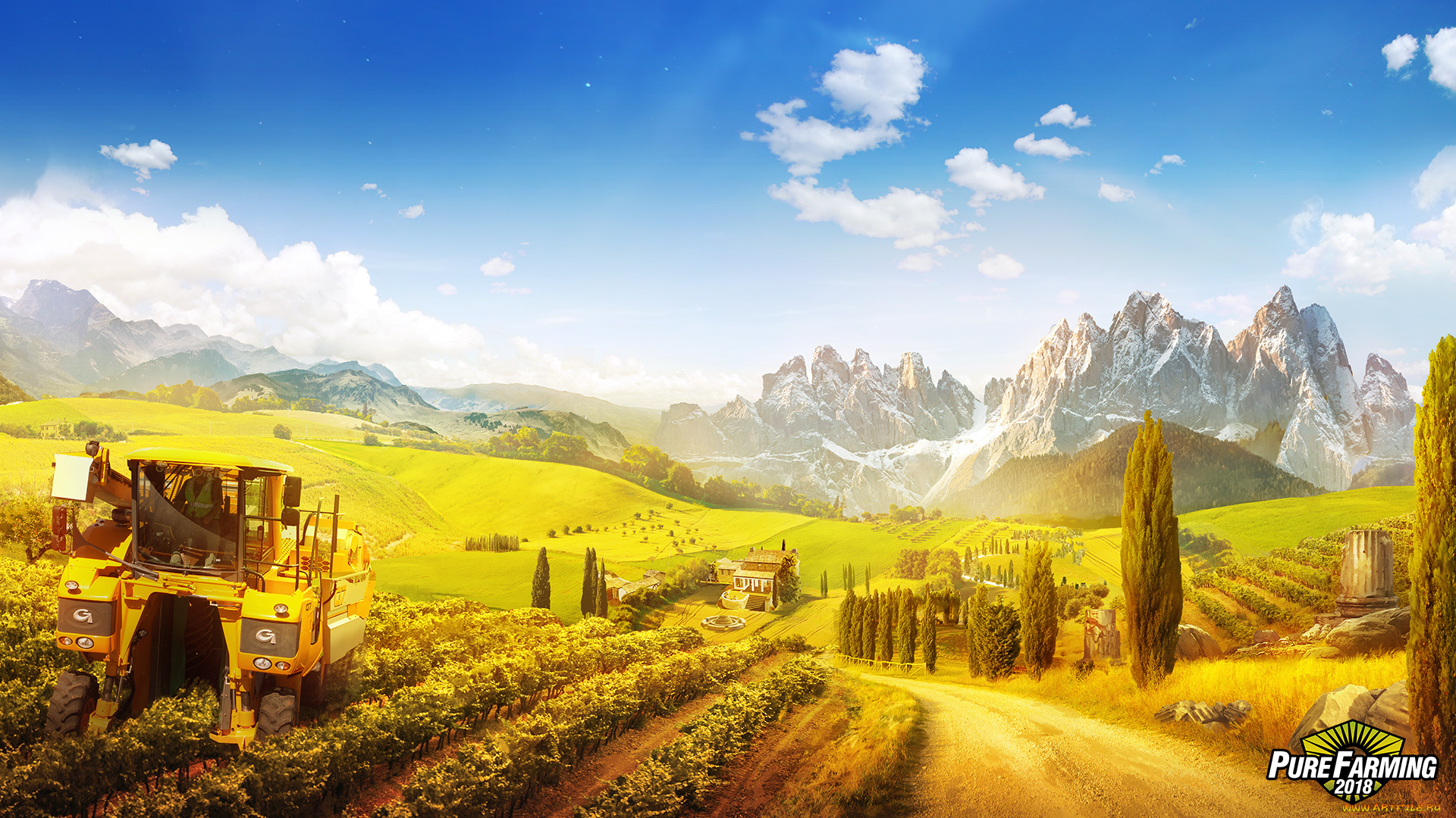 pure, farming, 2018, видео, игры, хозяйство, сельское, ферма, симулятор, pure, farming, 2018