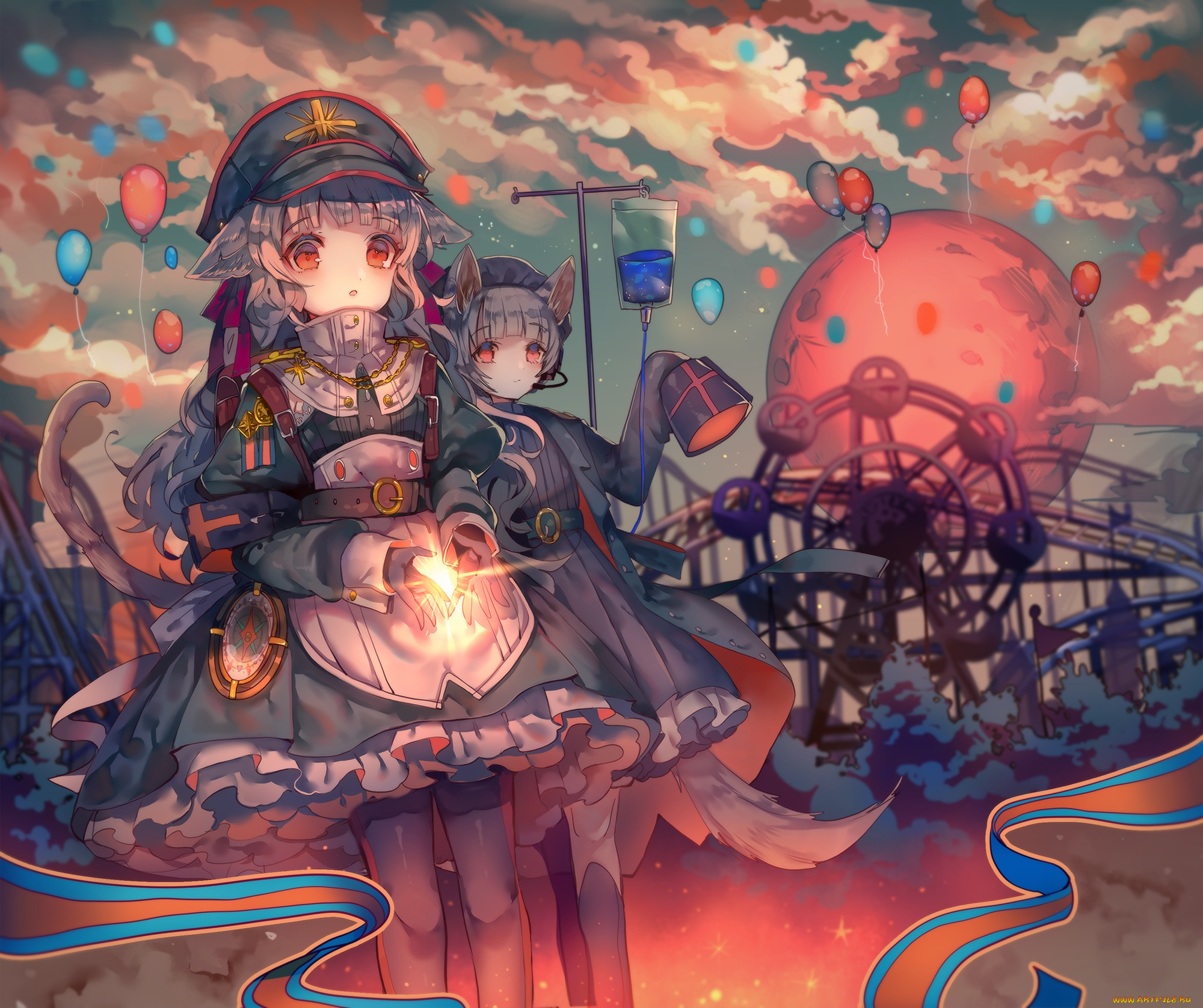 аниме, животные, , существа, cha, goma