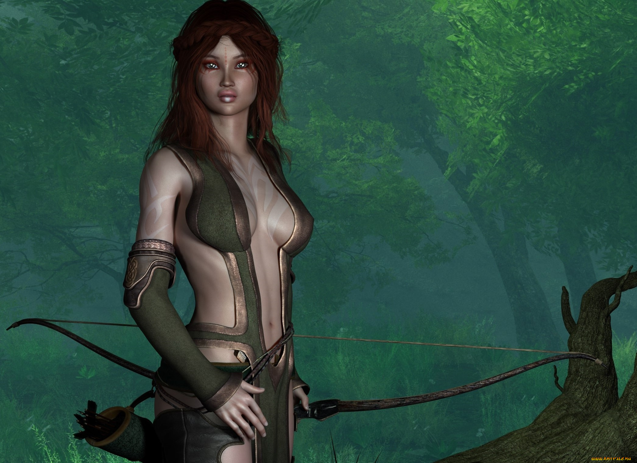 3д, графика, люди, , people, фон, взгляд, девушка