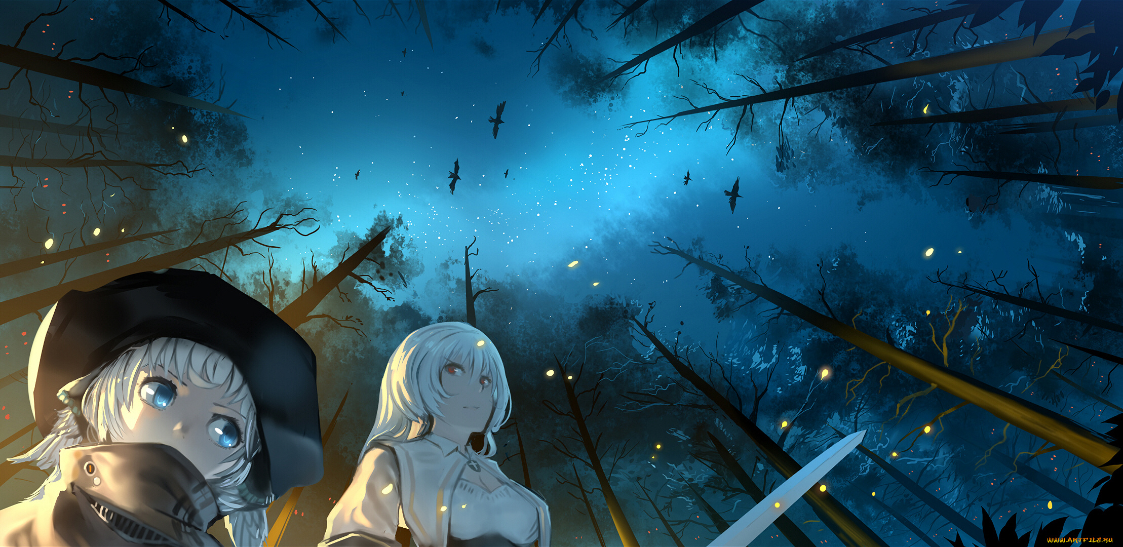 аниме, pixiv, fantasia, девушки