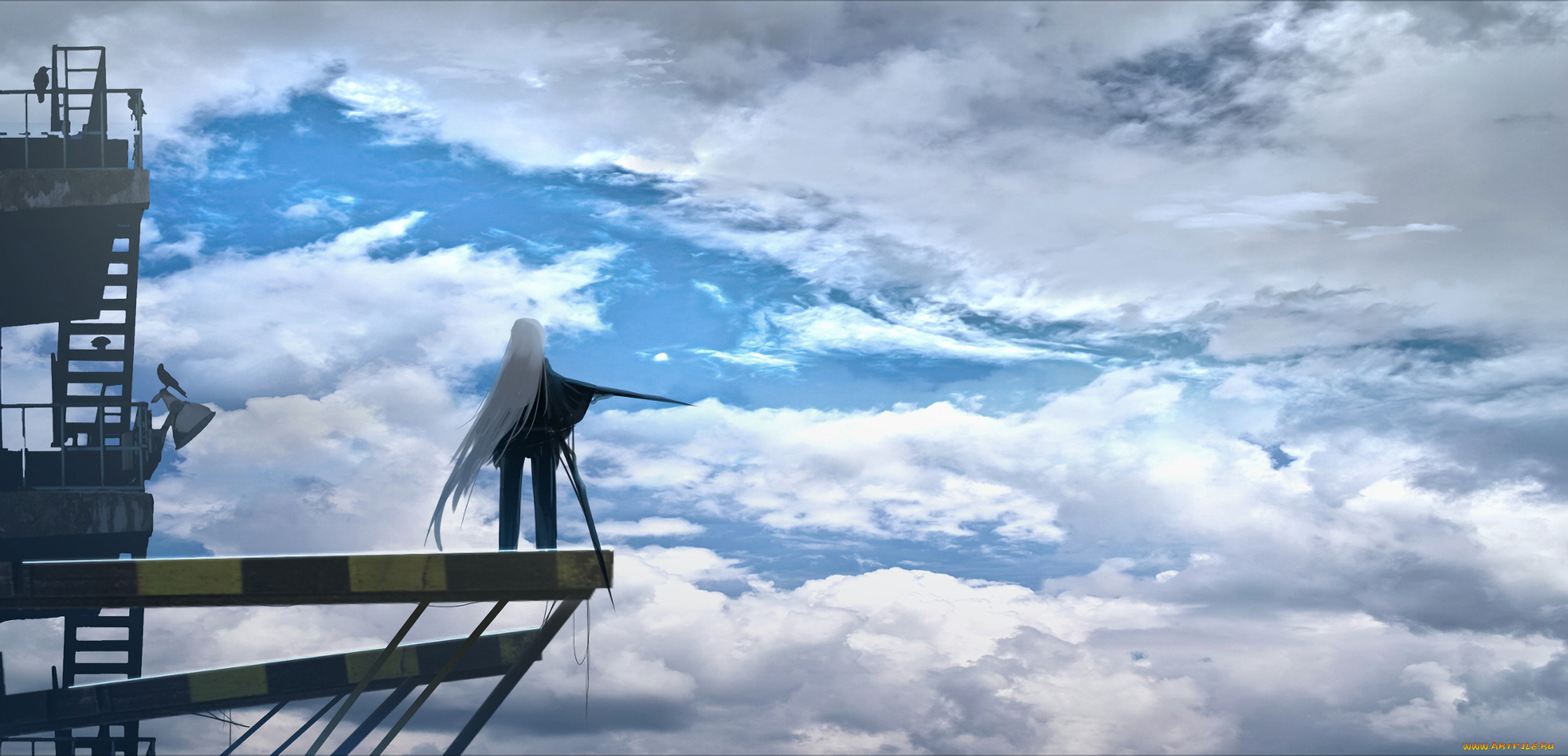 аниме, оружие, , техника, , технологии, девушка