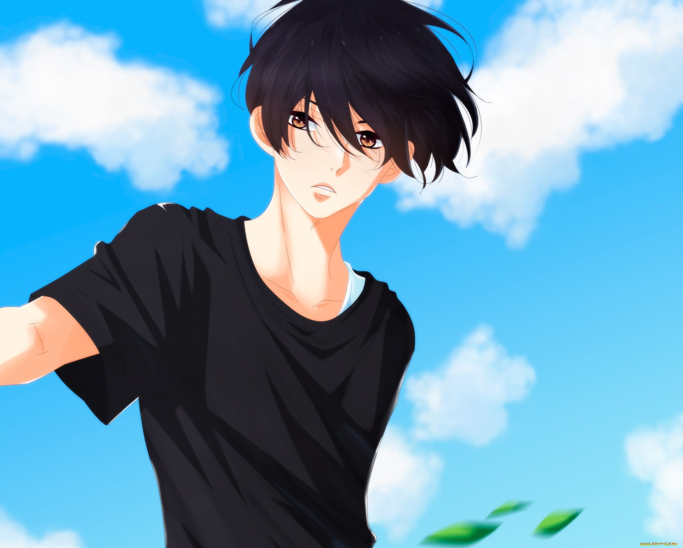 аниме, fujiwara-kun, wa, daitai, tadashii, парень