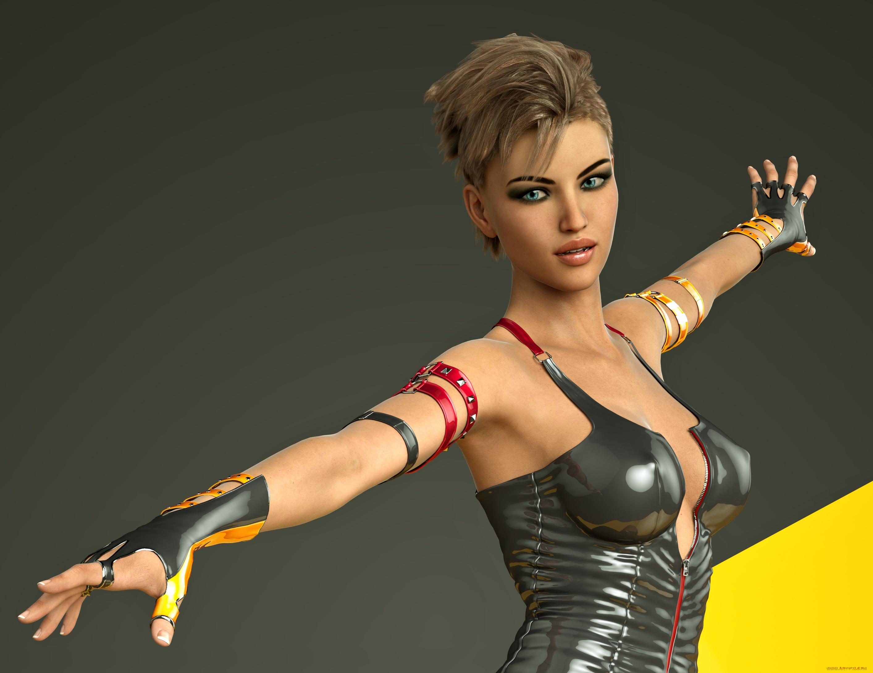 3д, графика, люди, , people, взгляд, девушка, фон