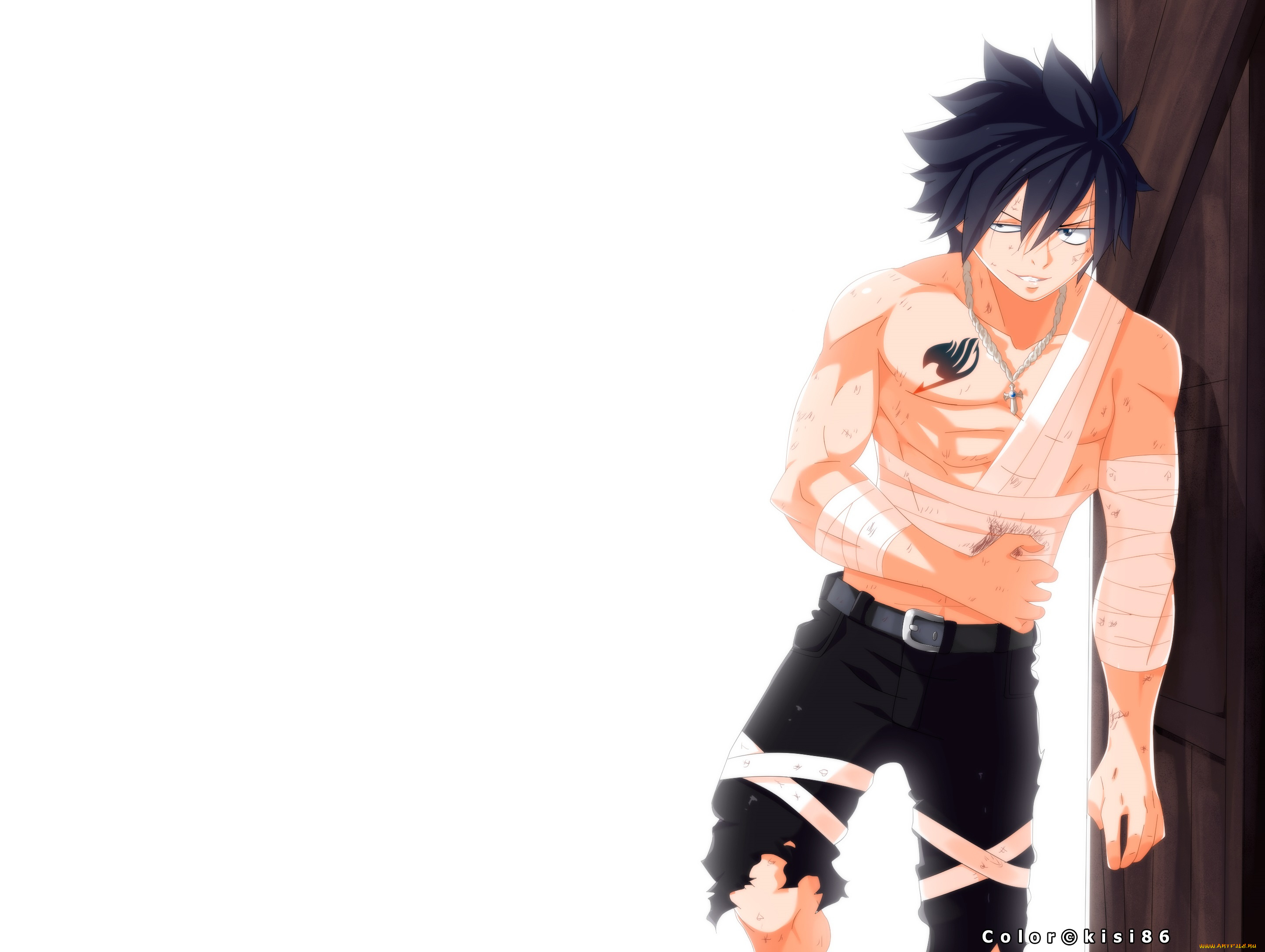 аниме, fairy, tail, грей, хвост, феи