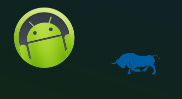 Картинка компьютеры android фон логотип