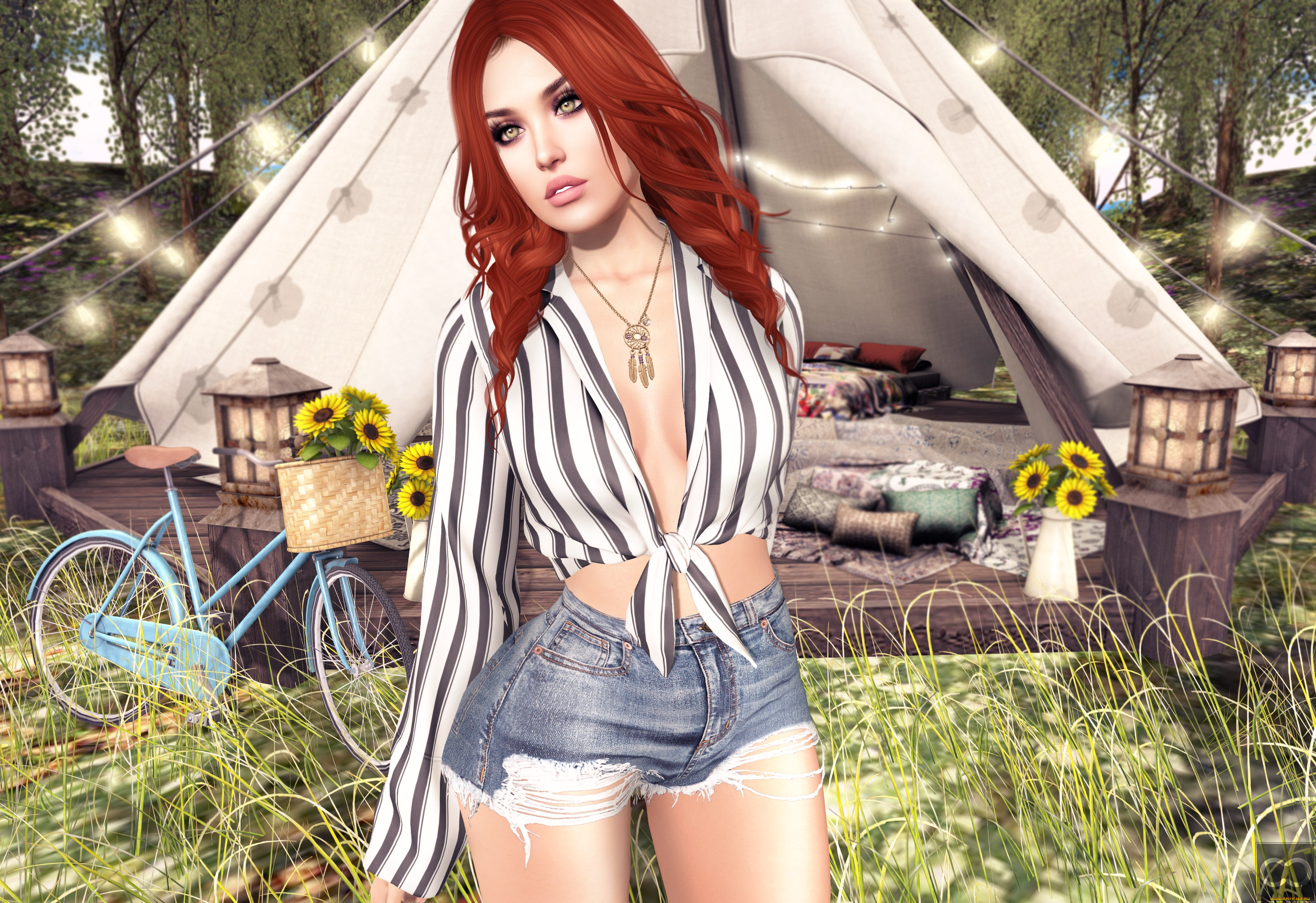 3д, графика, люди, , people, фон, взгляд, девушка