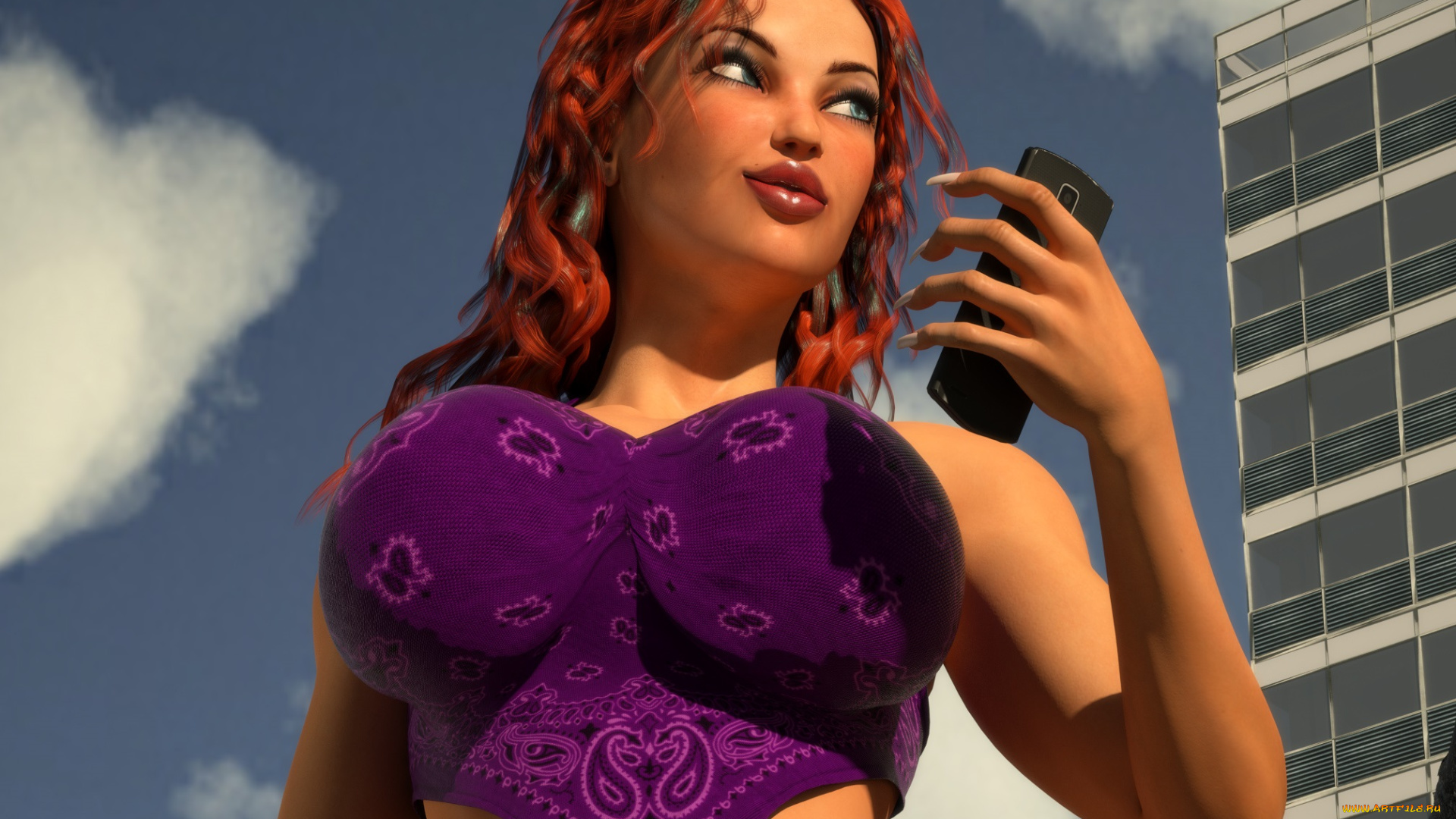 3д, графика, люди, , people, девушка, фон, взгляд