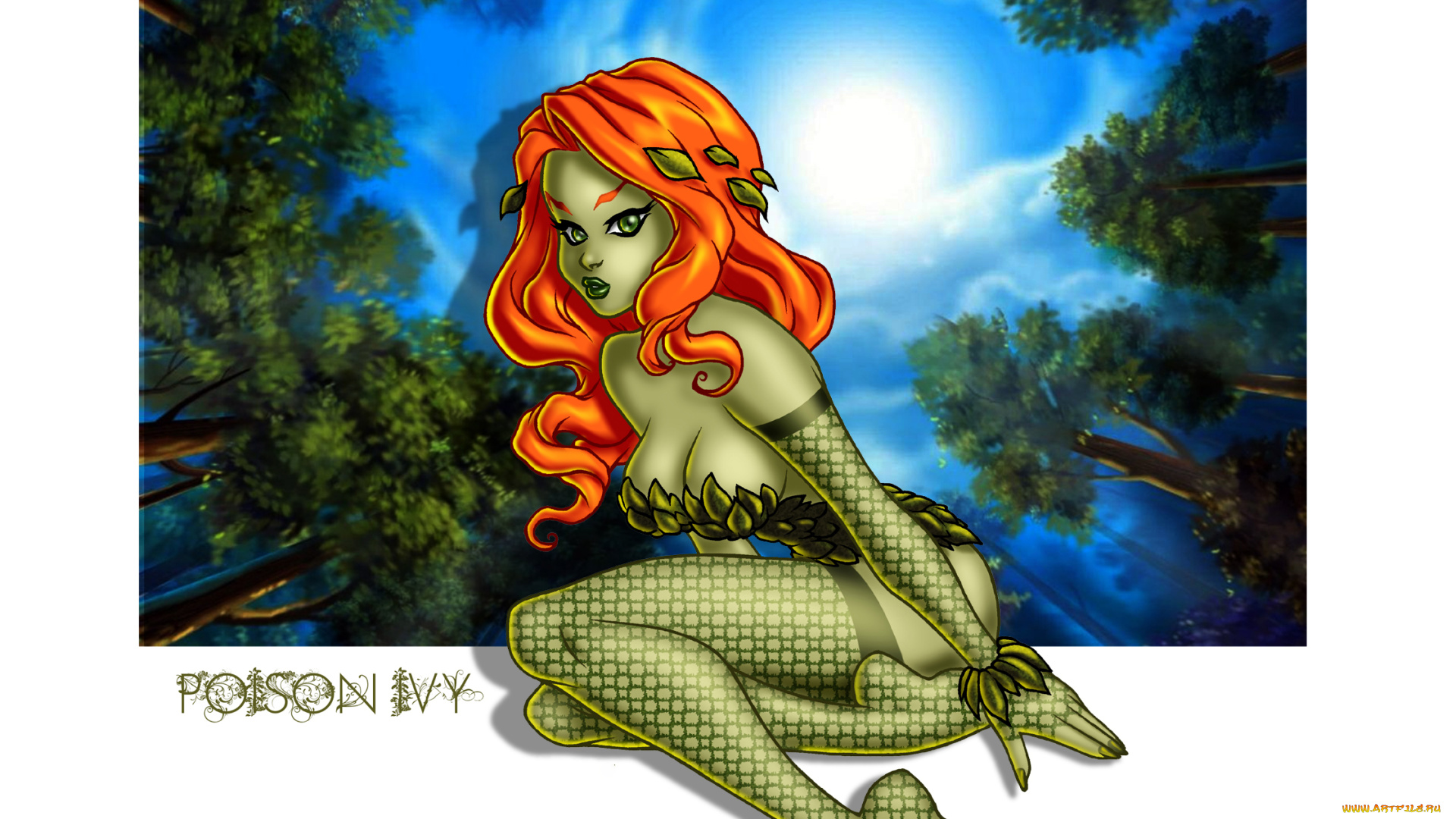 рисованное, комиксы, девушка, униформа, фон