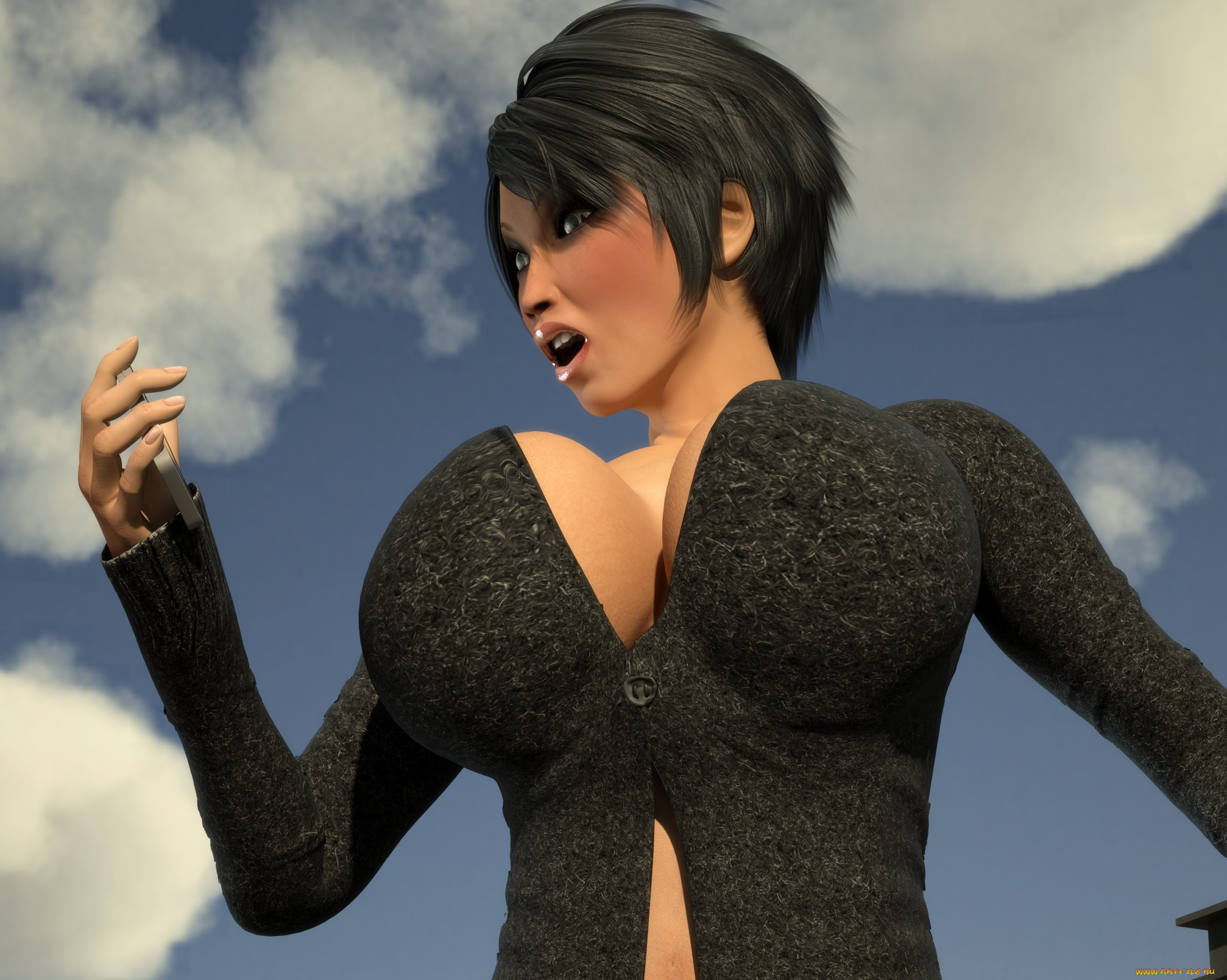 3д, графика, люди, , people, фон, взгляд, девушка