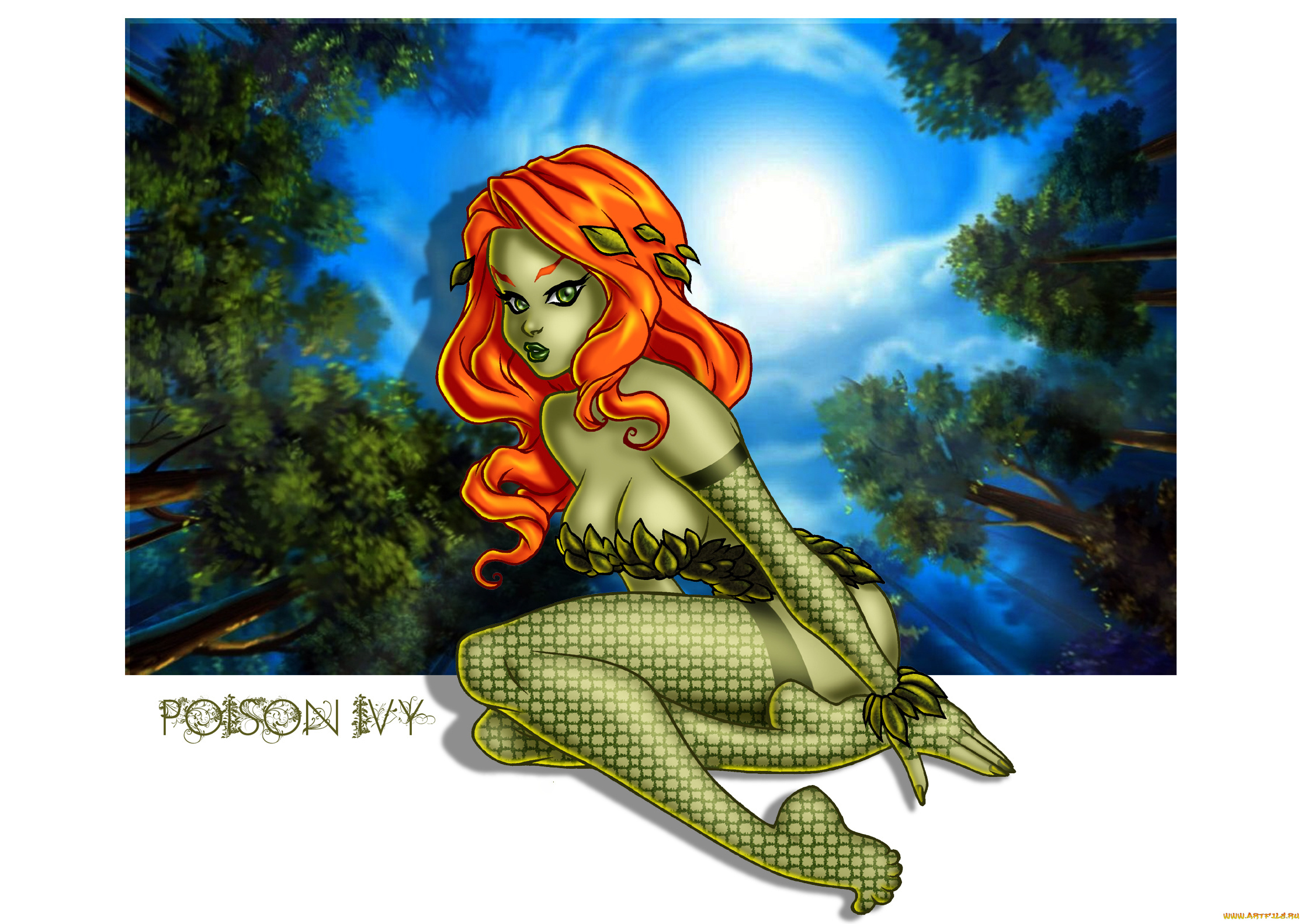 рисованное, комиксы, девушка, униформа, фон