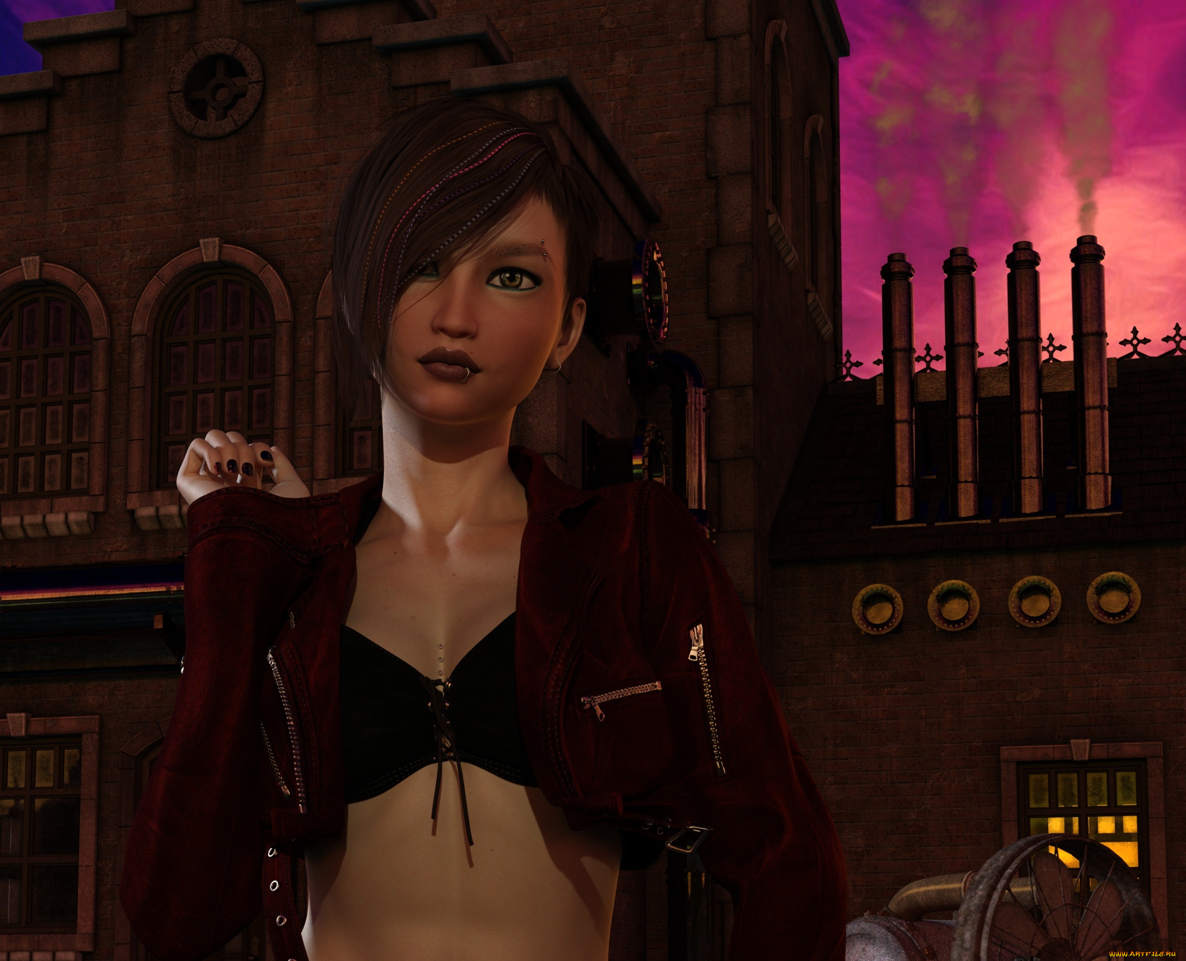 3д, графика, люди, , people, фон, взгляд, девушка