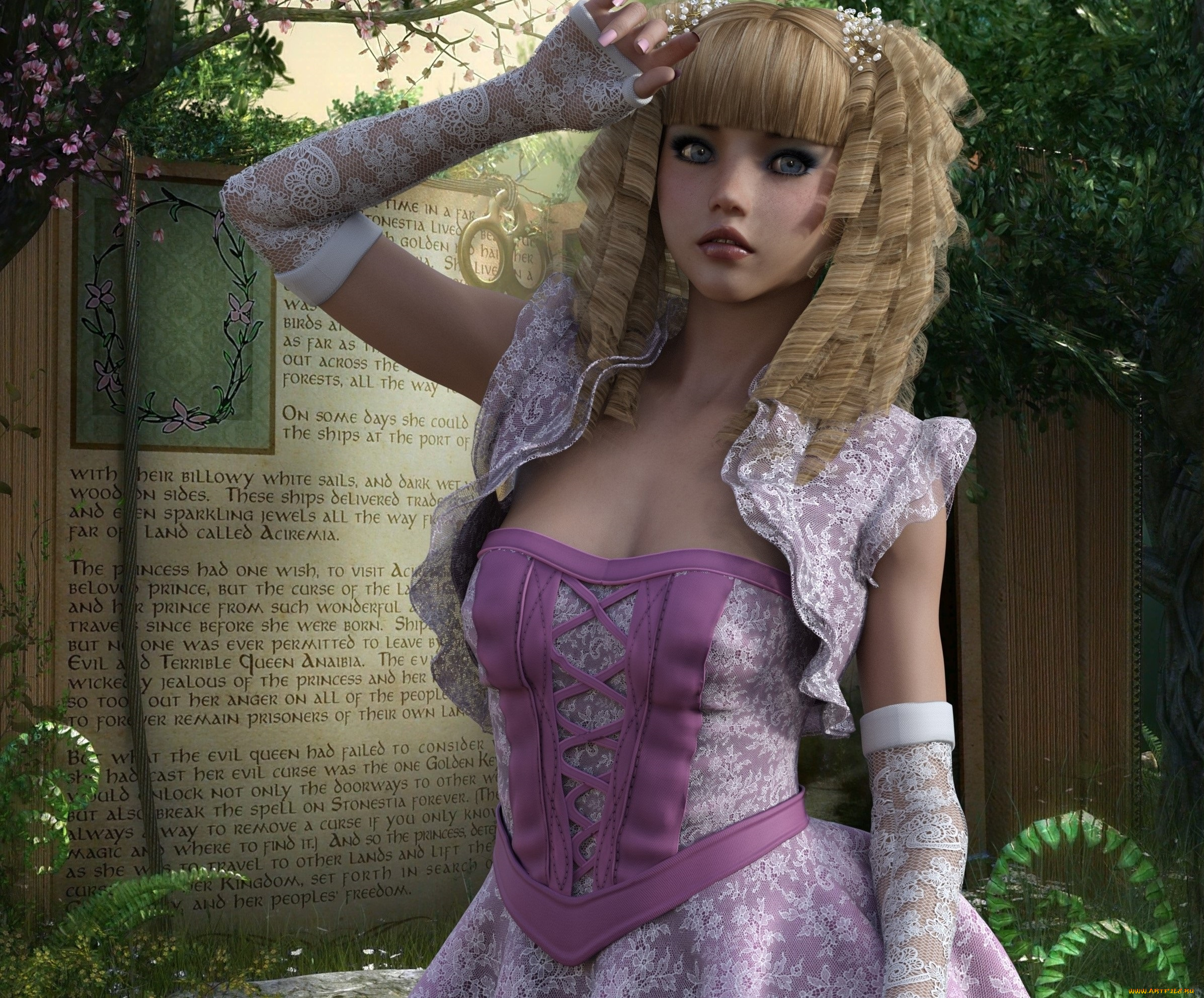 3д, графика, люди, , people, девушка, фон, взгляд