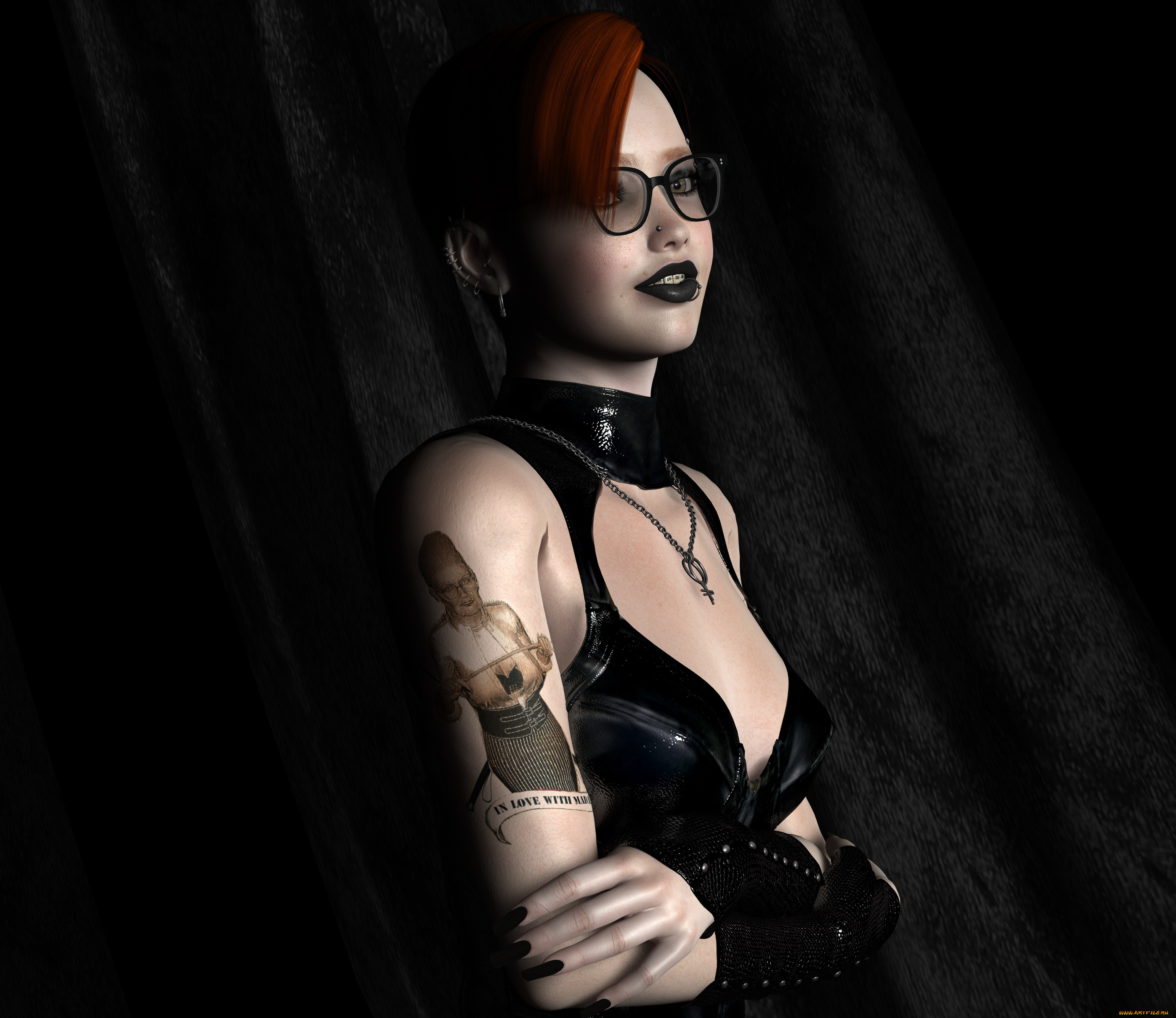 3д, графика, люди, , people, взгляд, девушка, фон