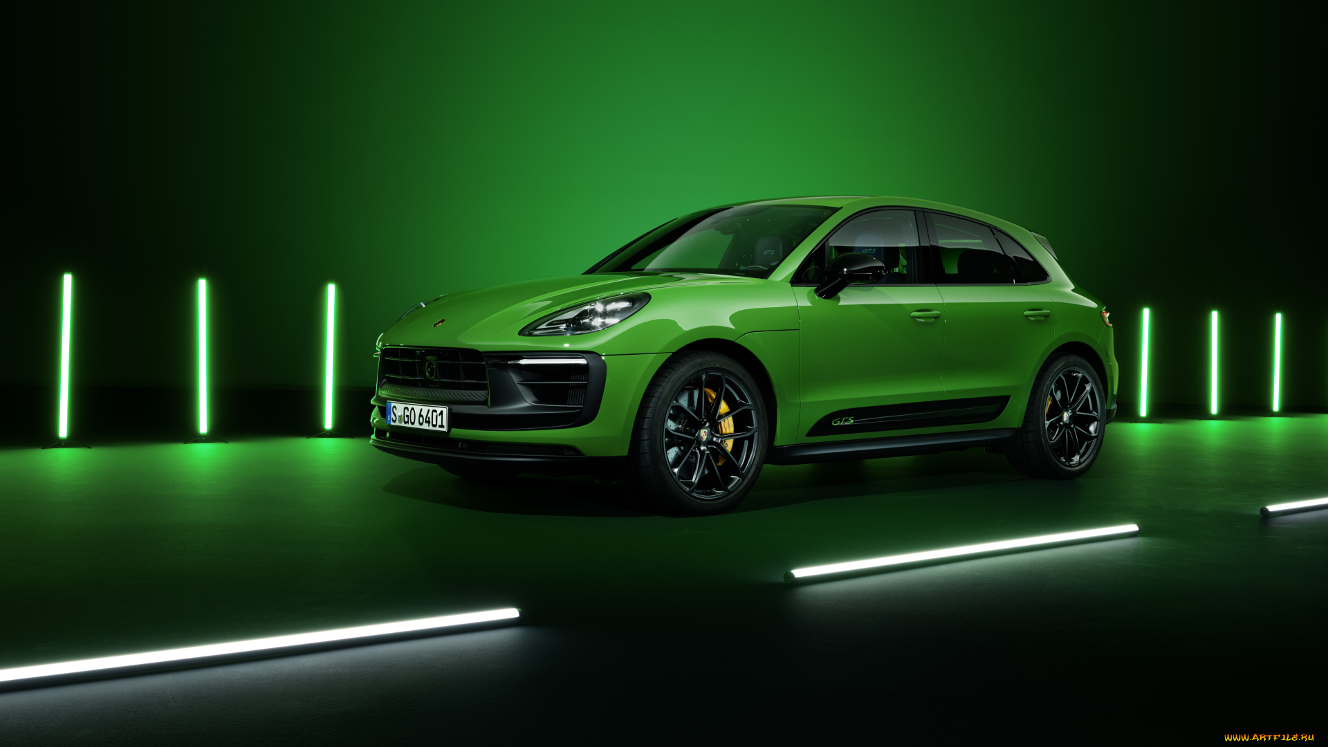 автомобили, porsche, macan, gts, sport, package, 2021, зеленый, спортивный, пакет, порше, кроссовер